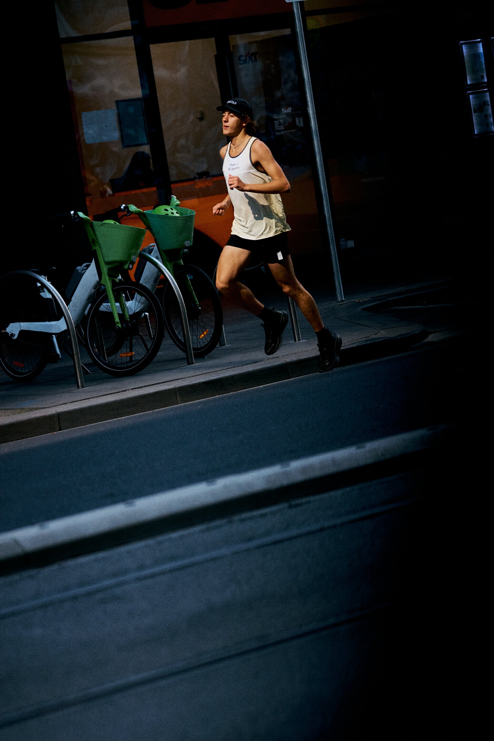 Men's MELBOURNE Race Singlet / Heritage