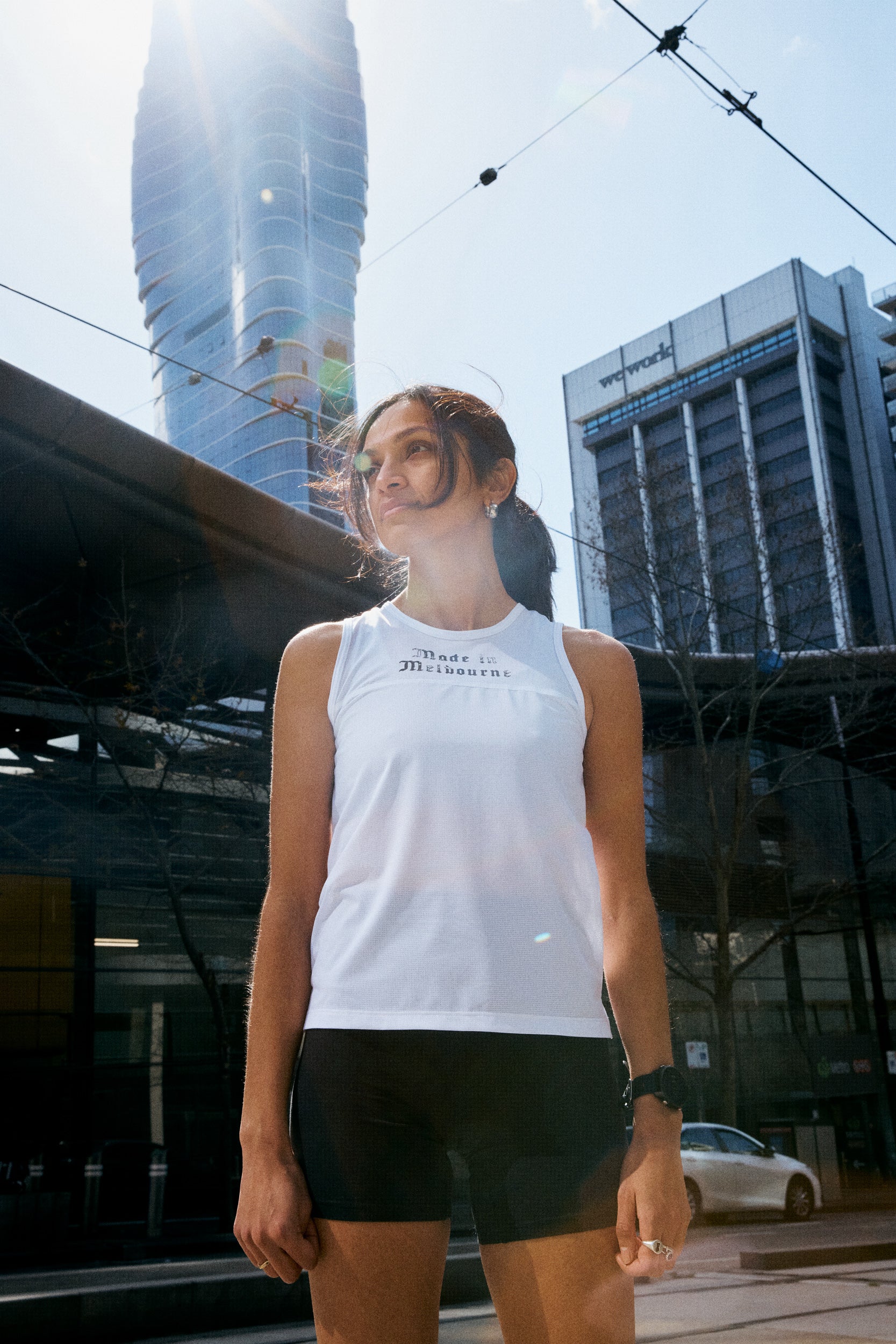 Women's MELBOURNE Race Singlet / Heritage