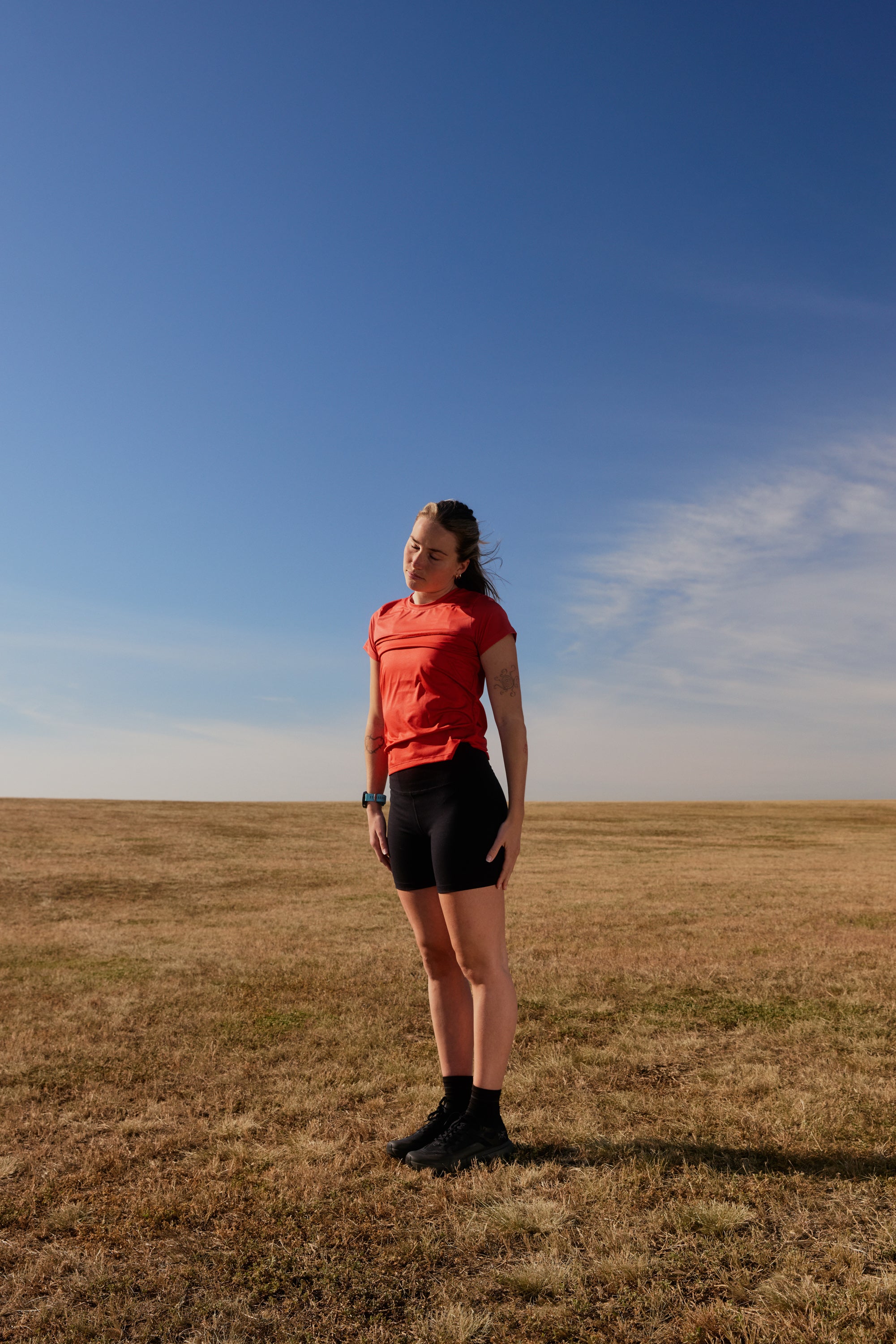 Women's Run Tee / Red Earth