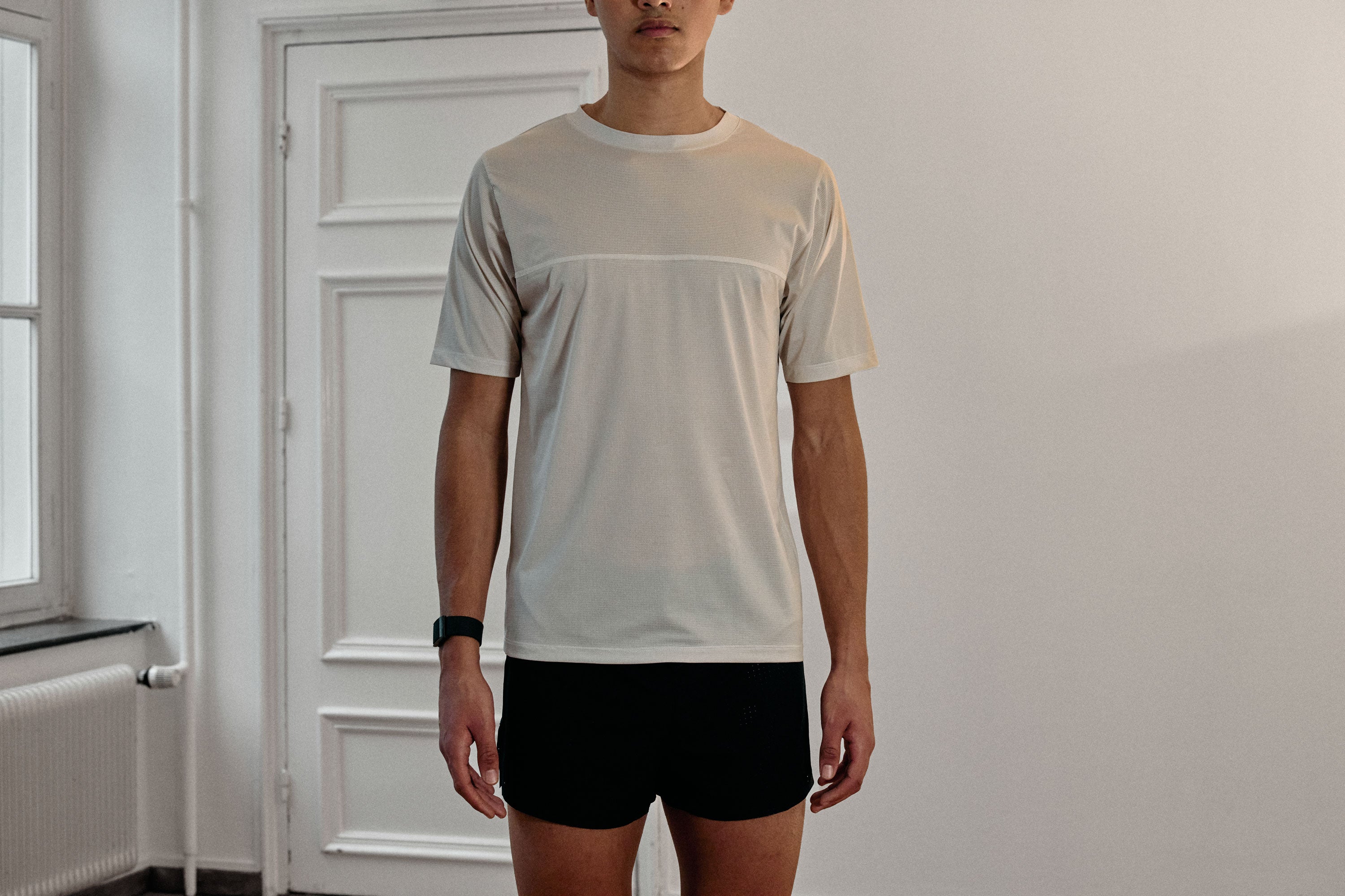 Men's MELBOURNE Run Tee / Light Beige