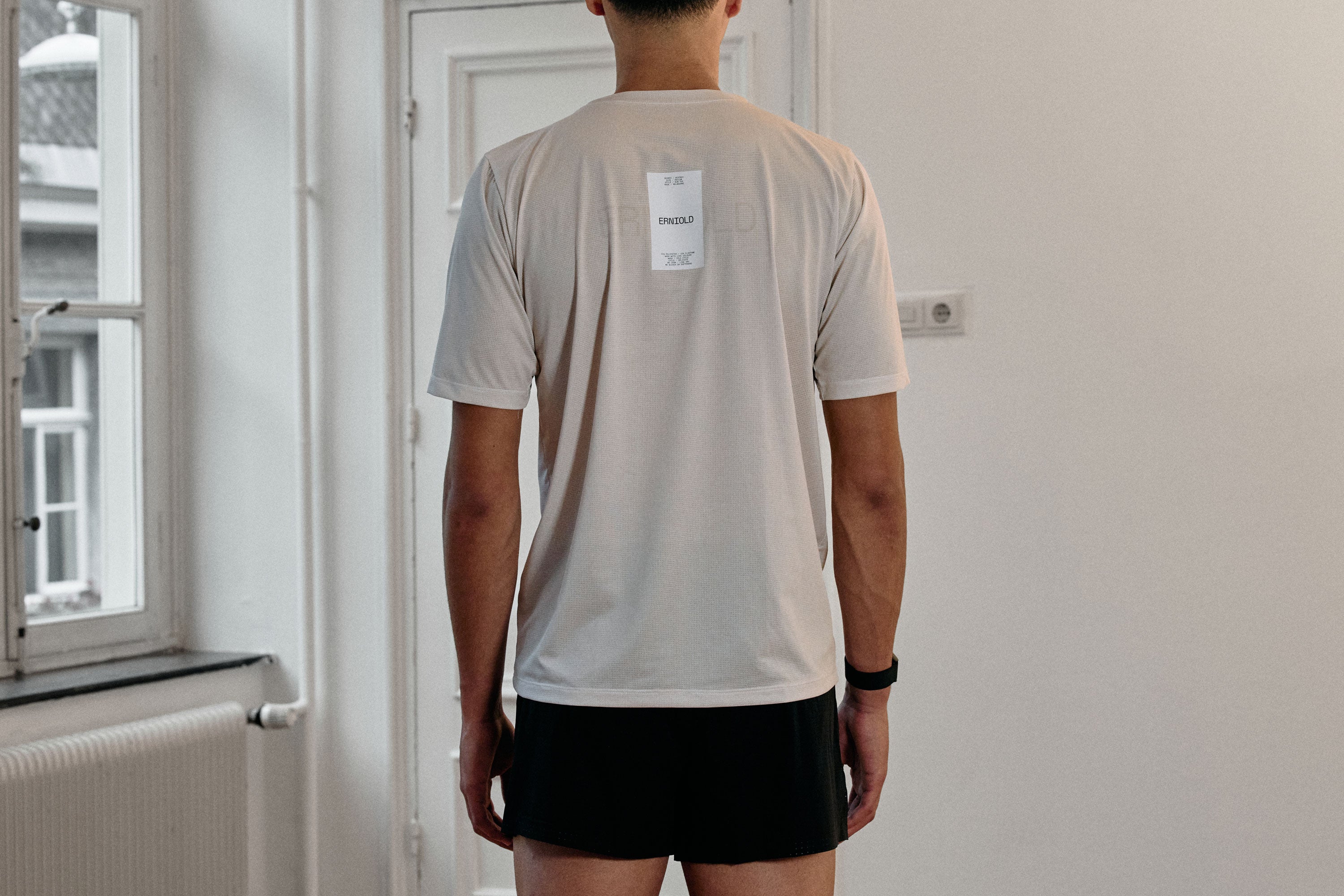 Men's MELBOURNE Run Tee / Light Beige