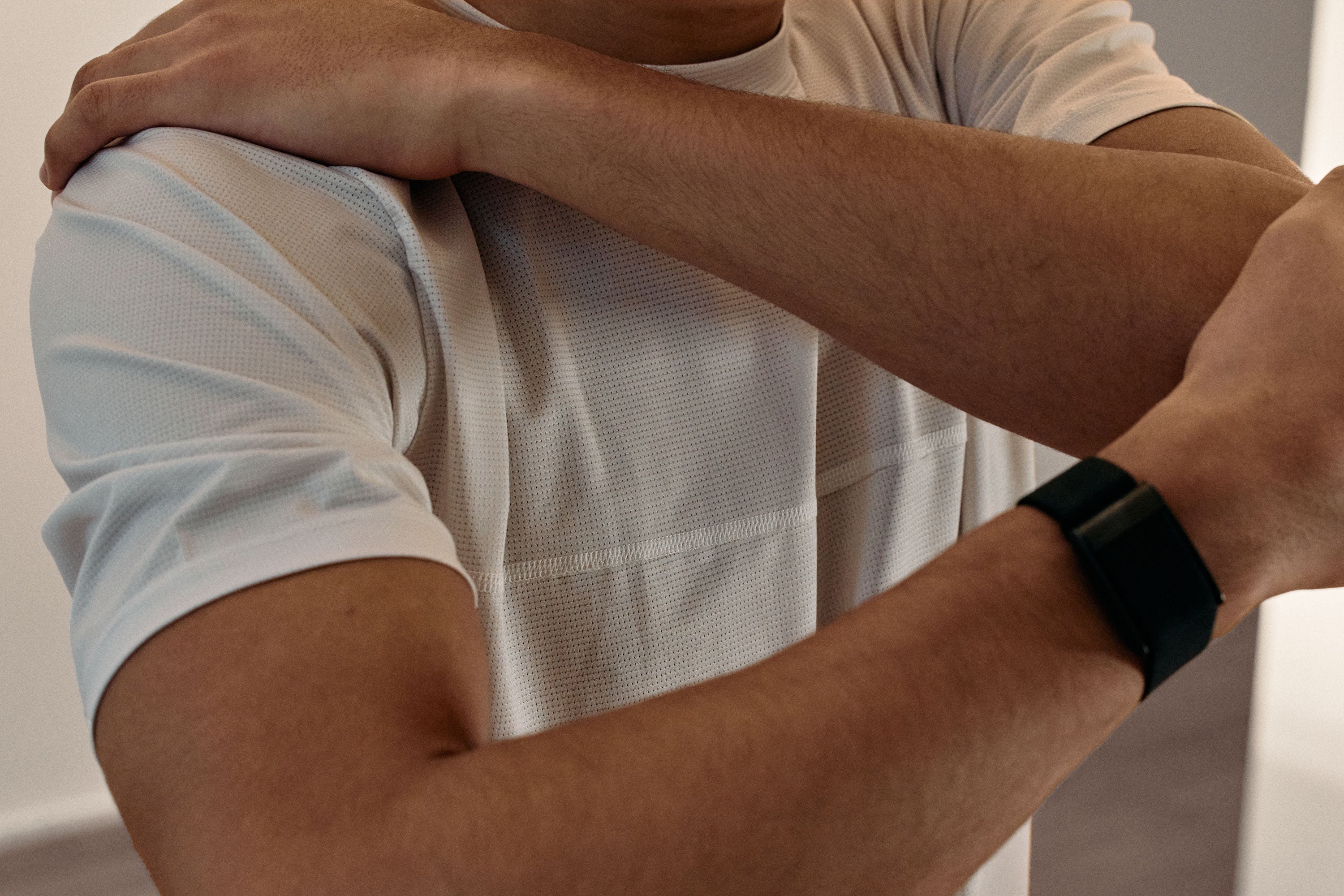 Men's MELBOURNE Run Tee / Light Beige