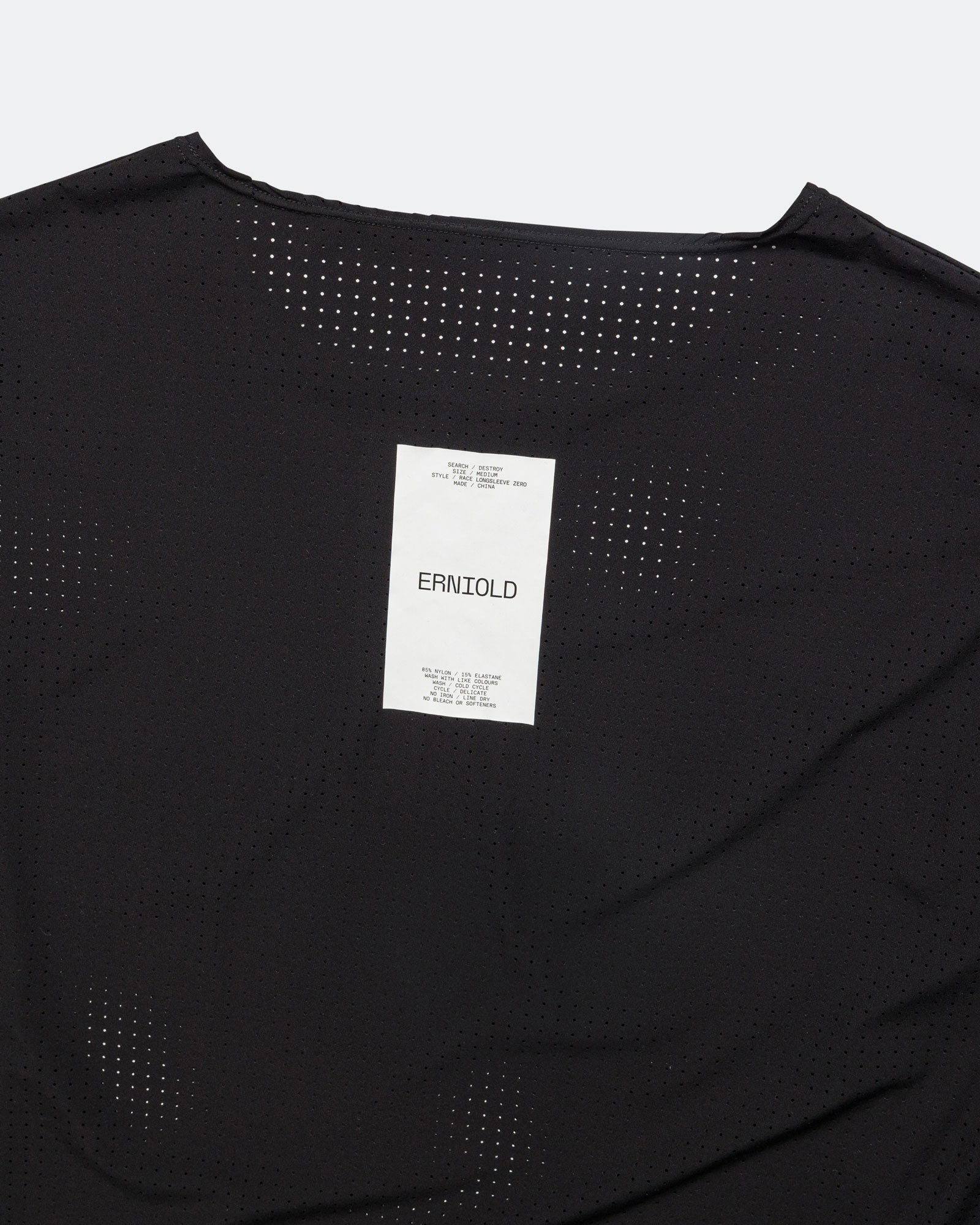 Unisex ZERO Race Longsleeve / Midnight Black