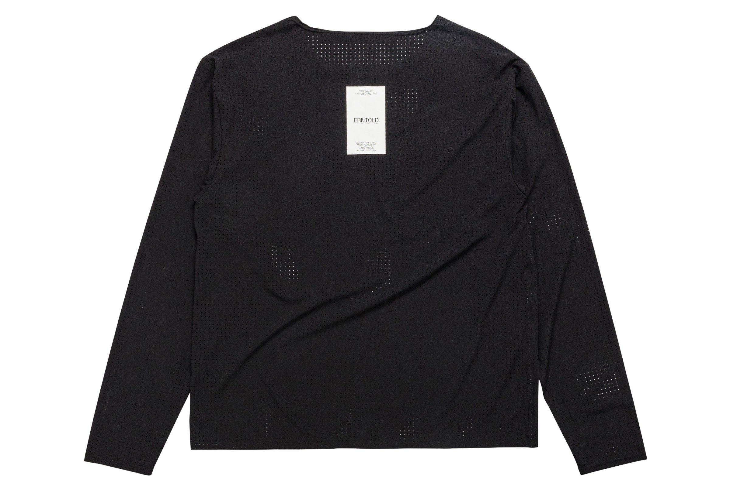 Unisex ZERO Race Longsleeve / Midnight Black