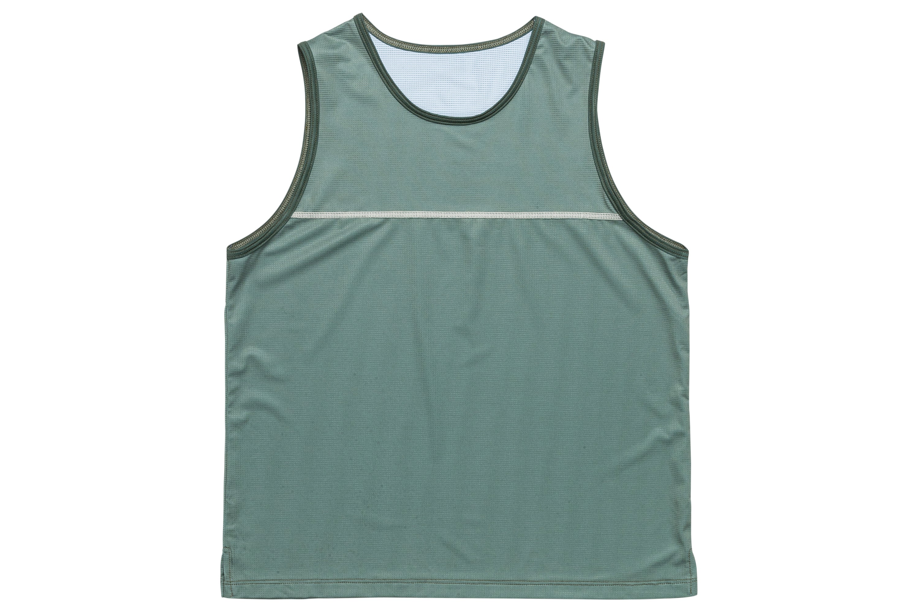 Race Singlet / Dark Moss