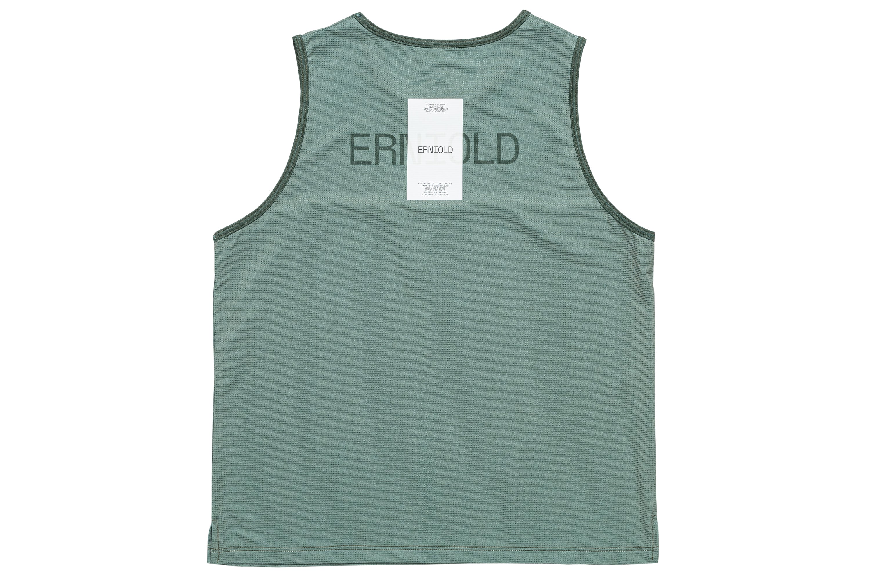 Women's Race Singlet / Dark Moss