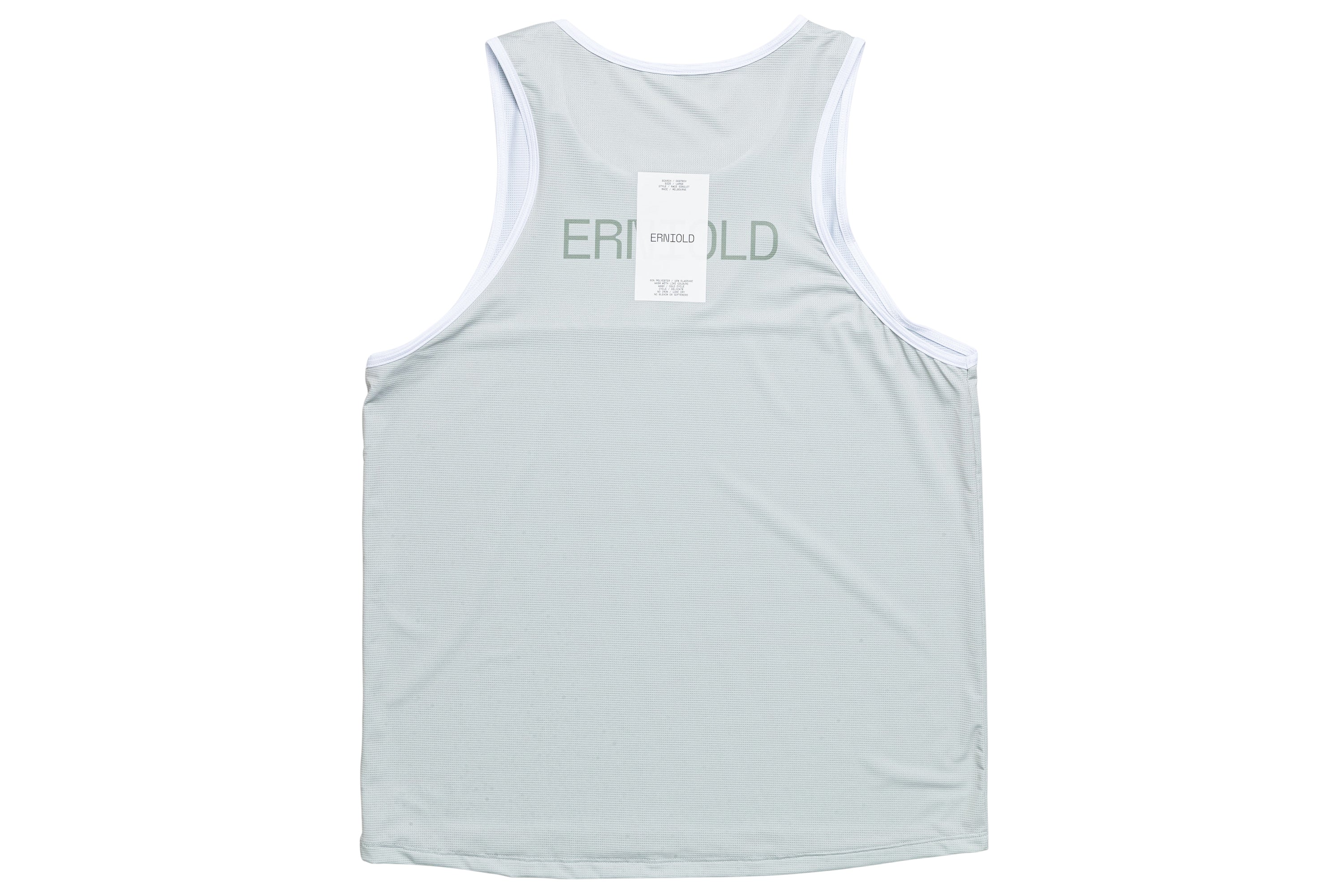 Men's Race Singlet / Light Moss