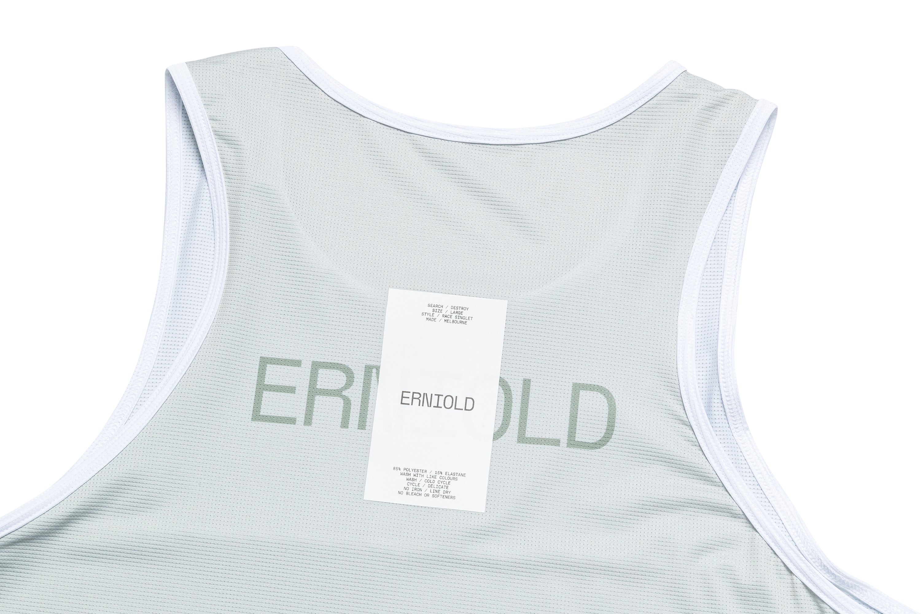 Men's Race Singlet / Light Moss