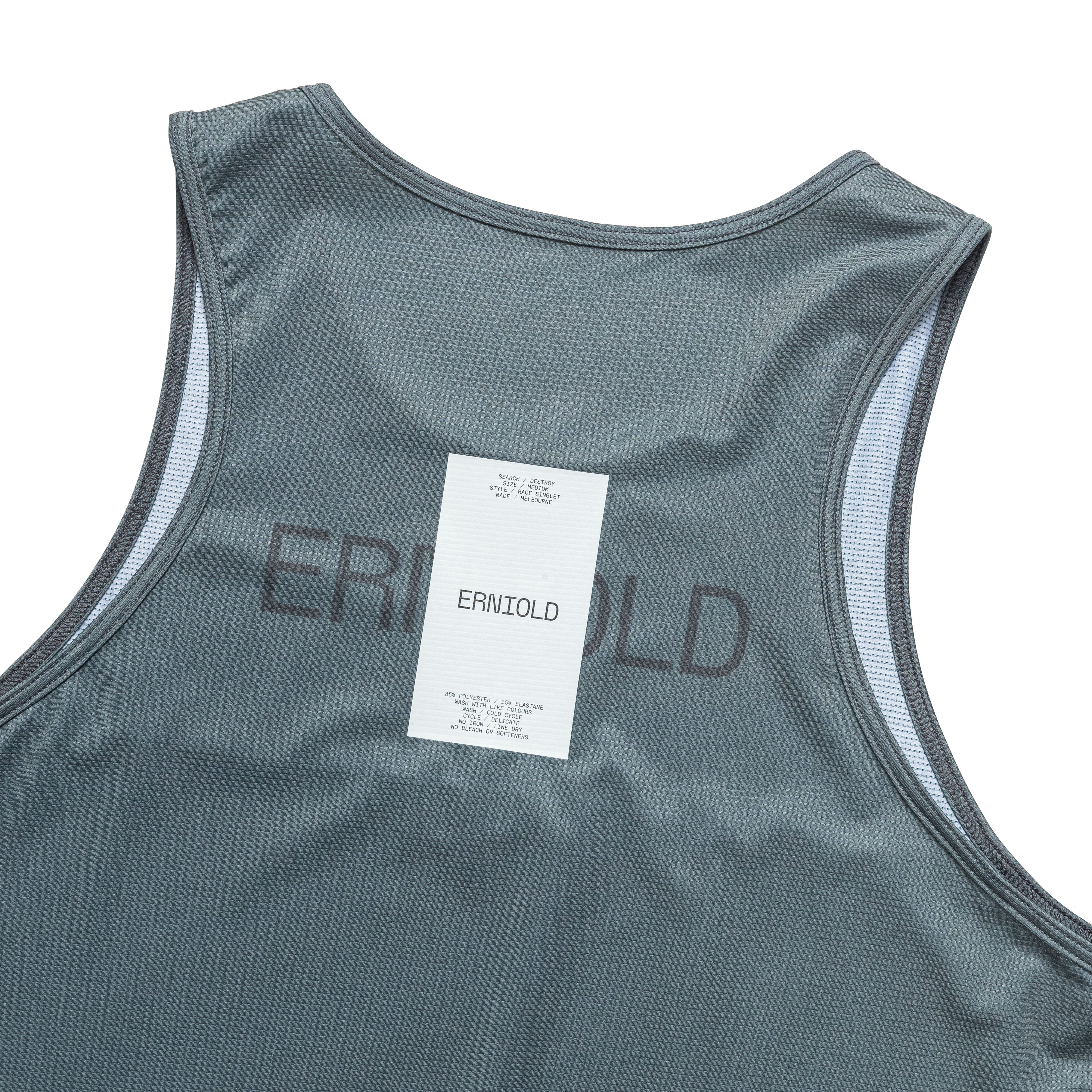 Men's Race Singlet / Coal
