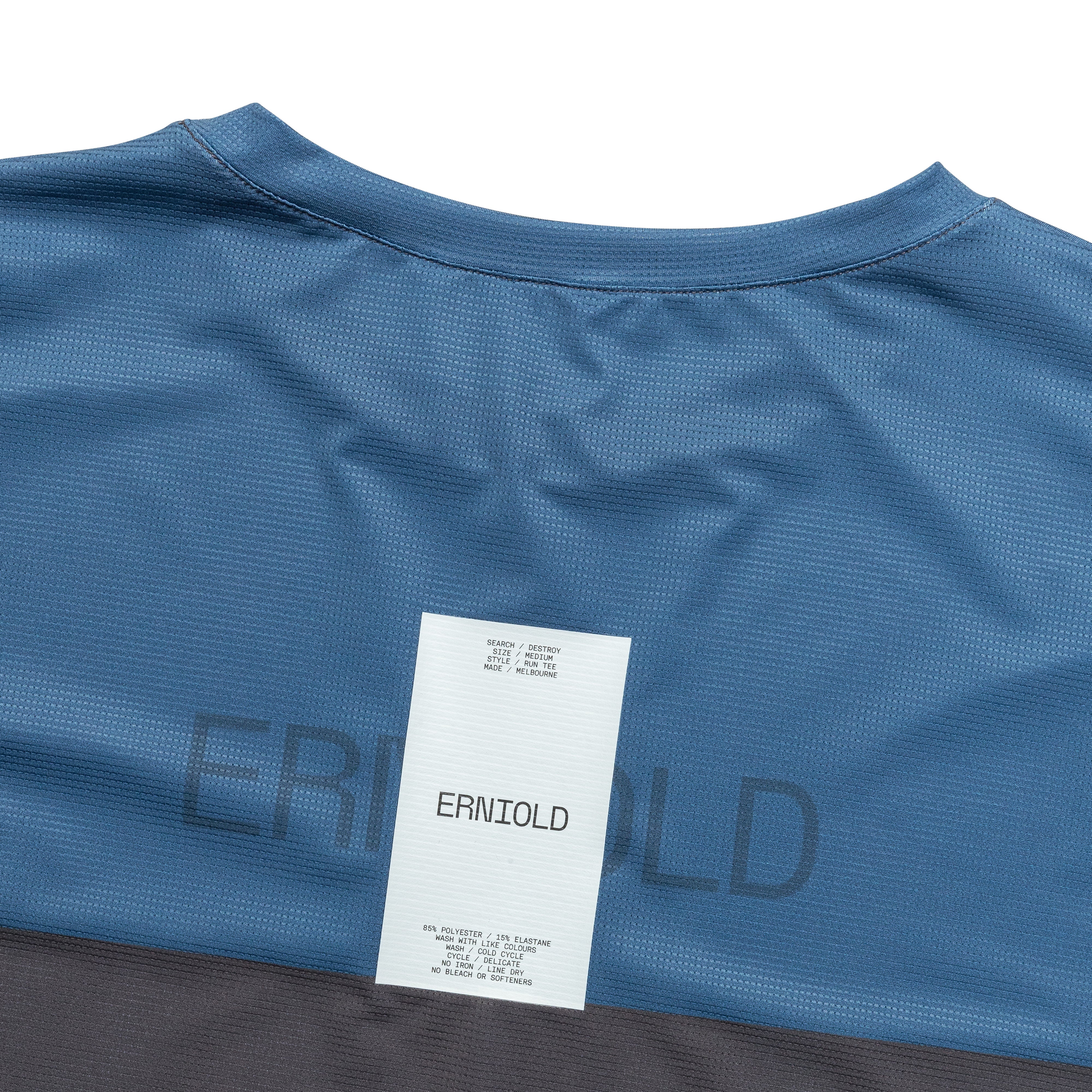 Men's Run Tee / Blue Steel
