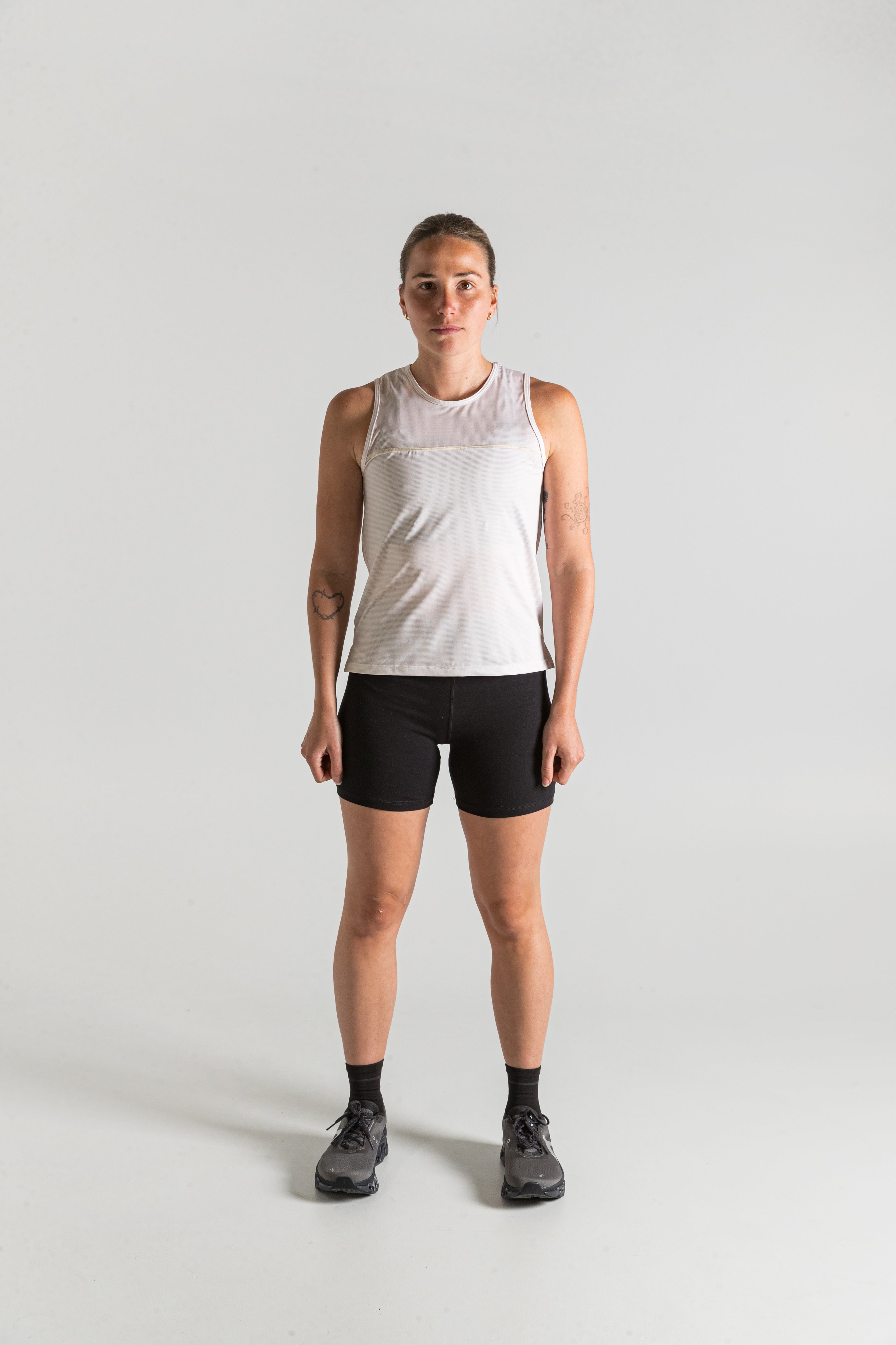 Race Singlet / Light Beige