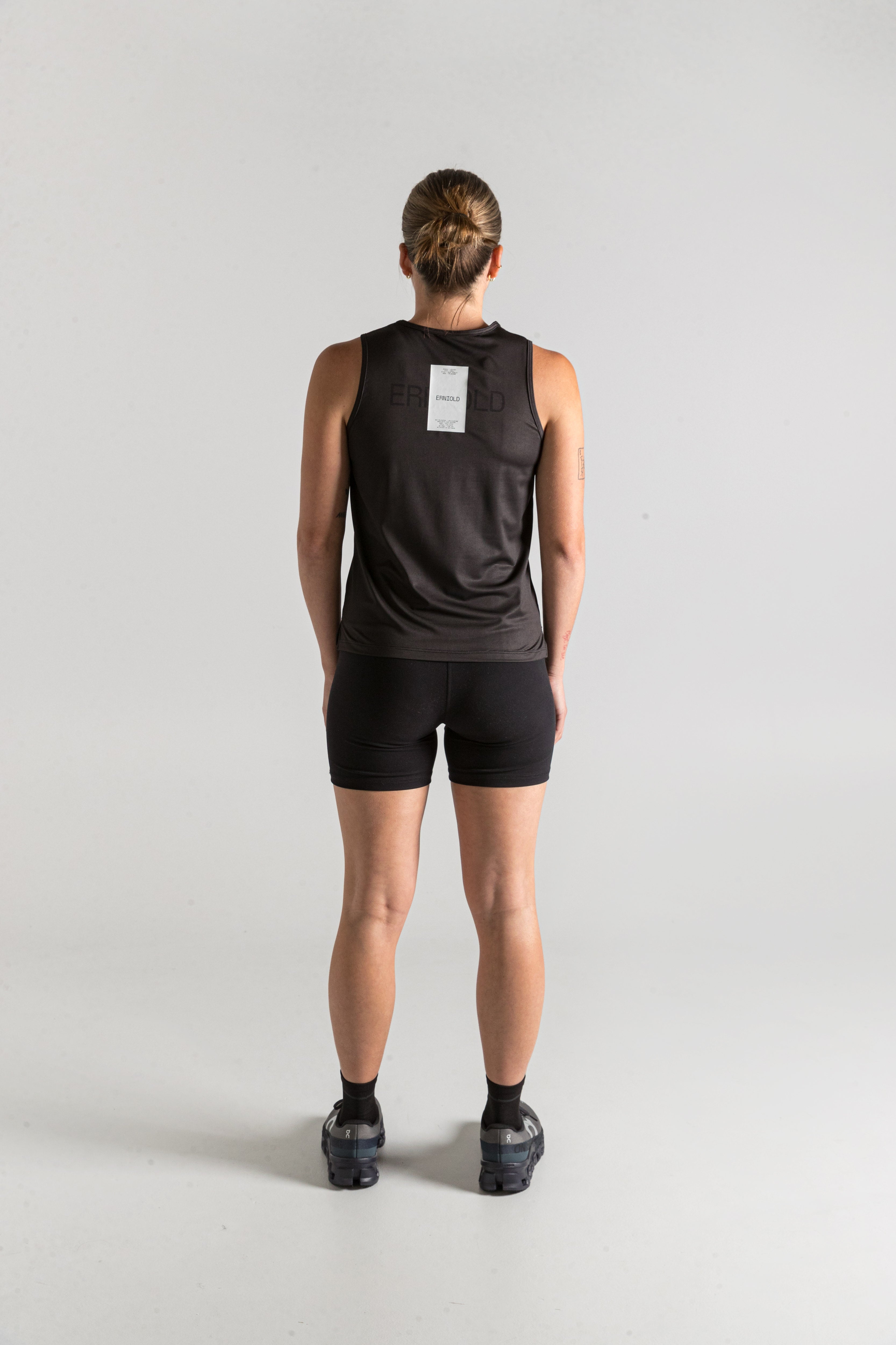 Race Singlet / Washed Black