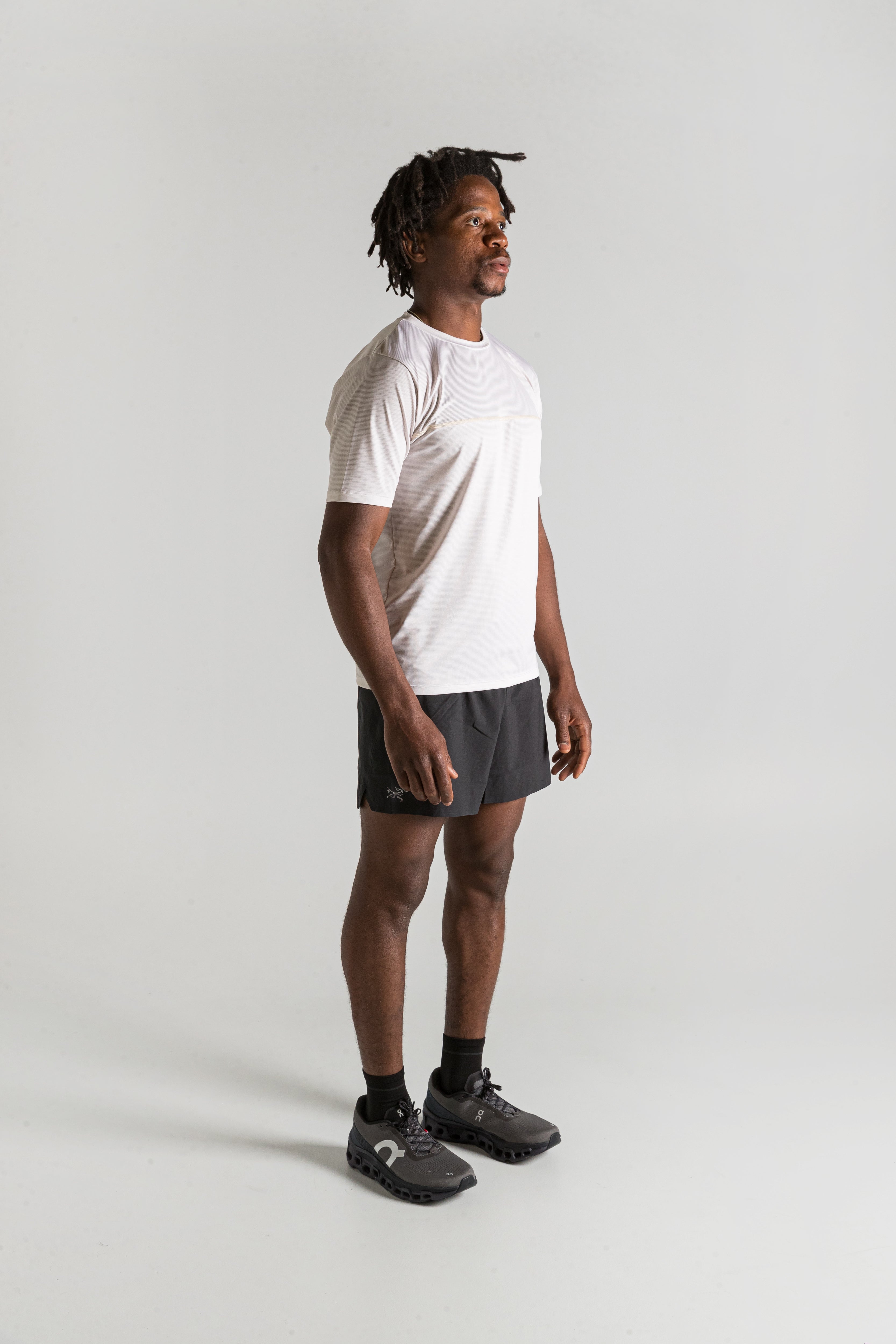 Run Tee / Light Beige