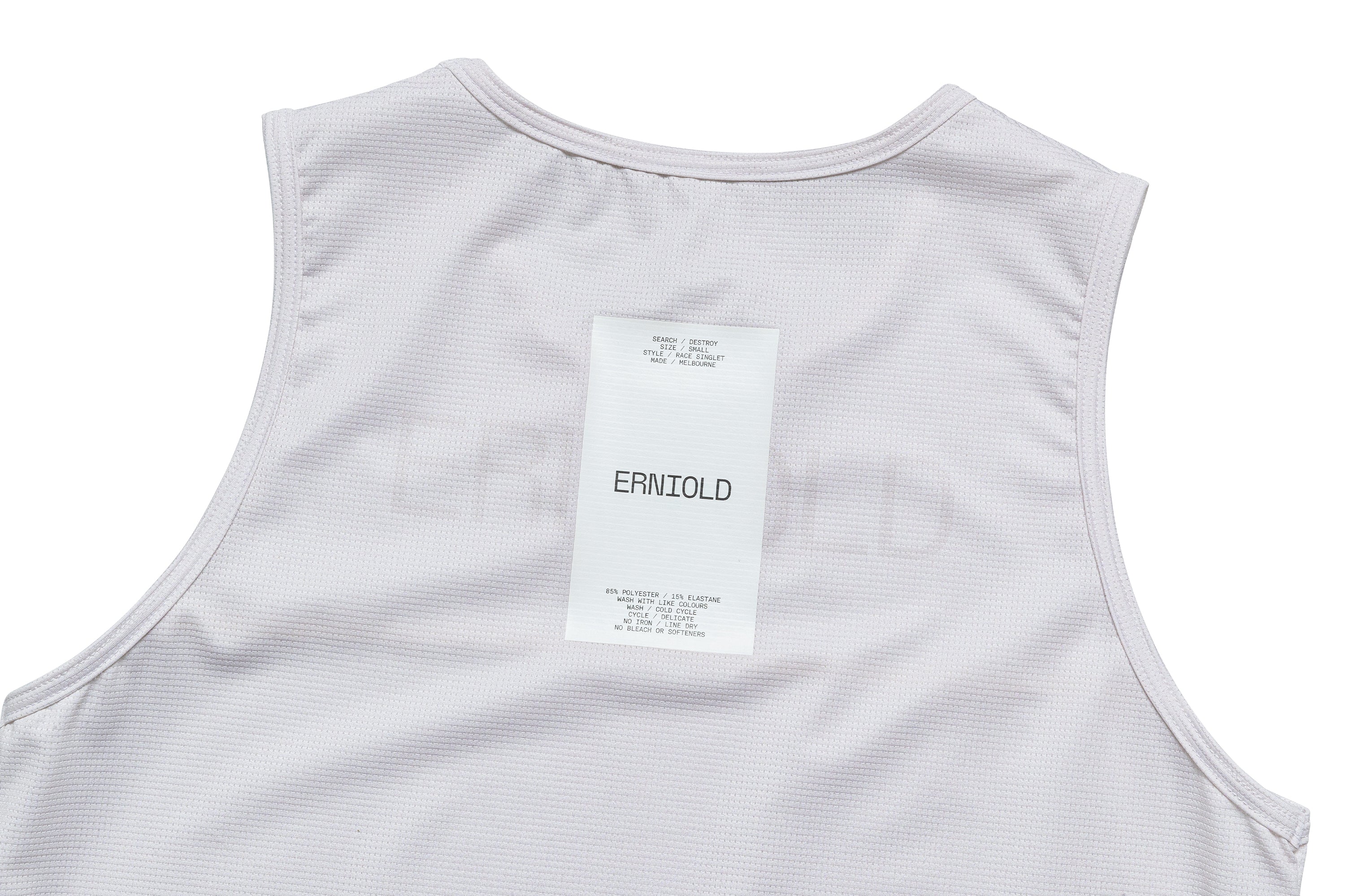 Race Singlet / Light Beige