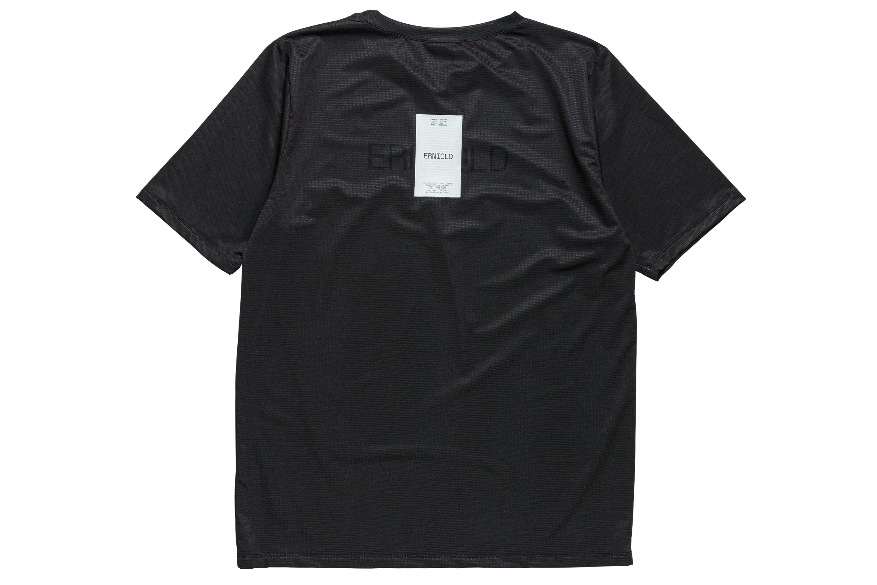 Men's Run Tee / Washed Black