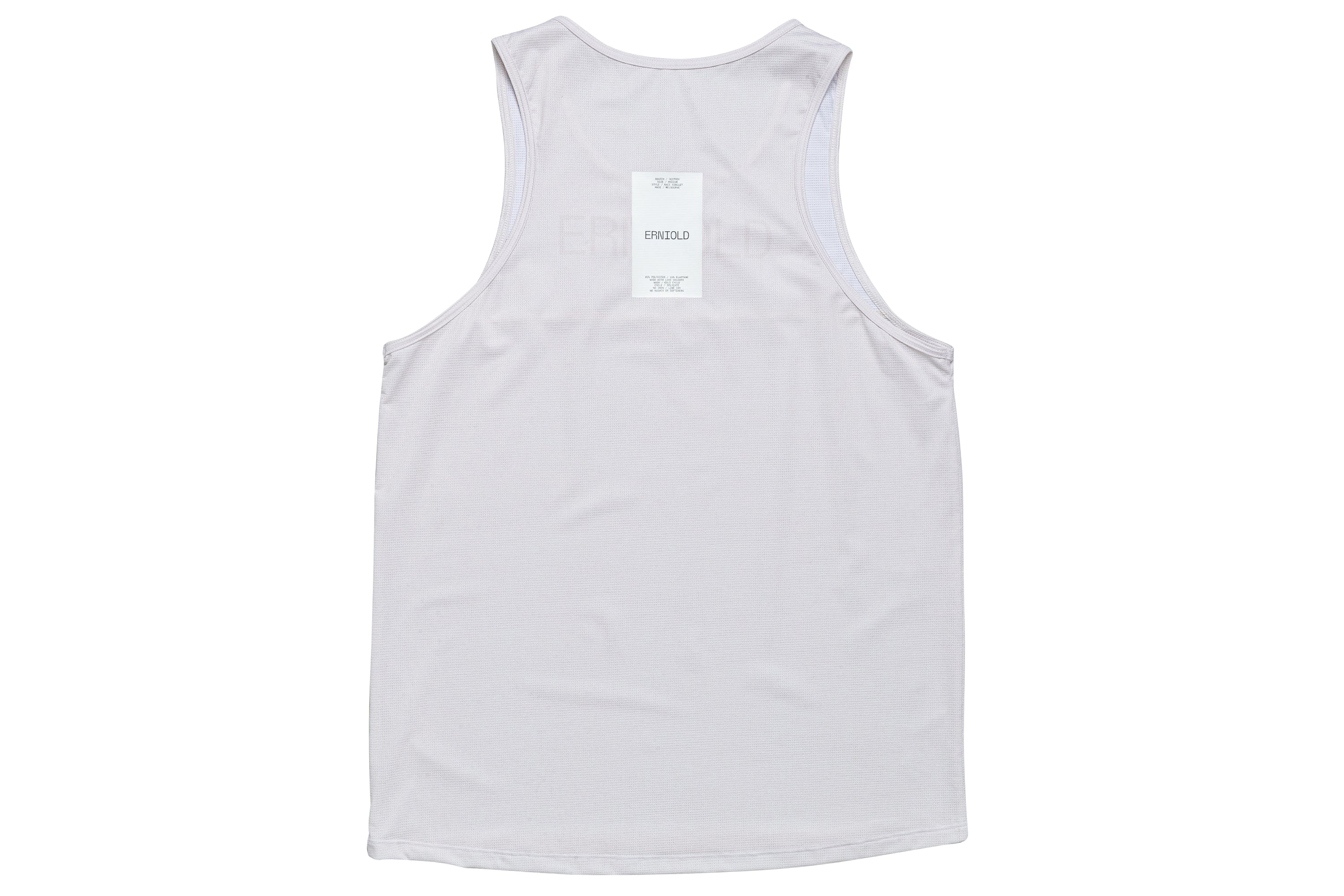 Men's Race Singlet / Light Beige