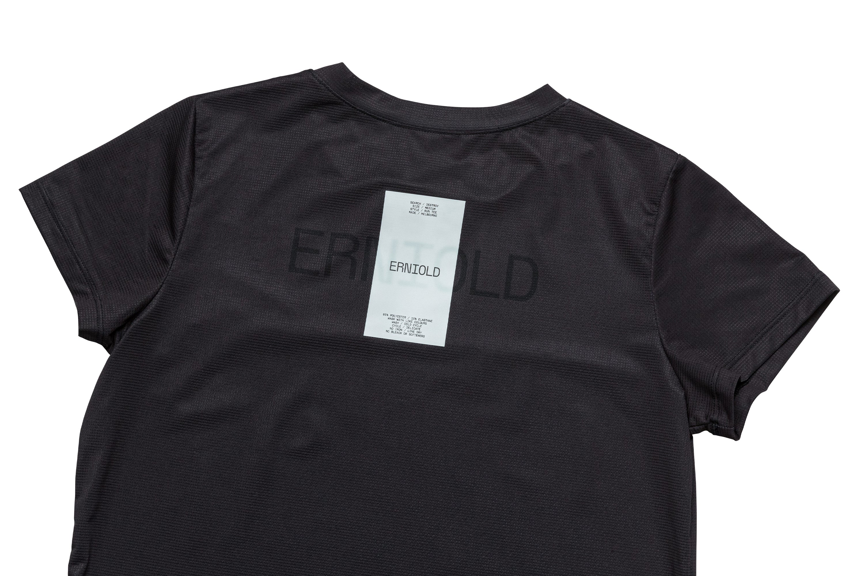 Women's Run Tee / Washed Black