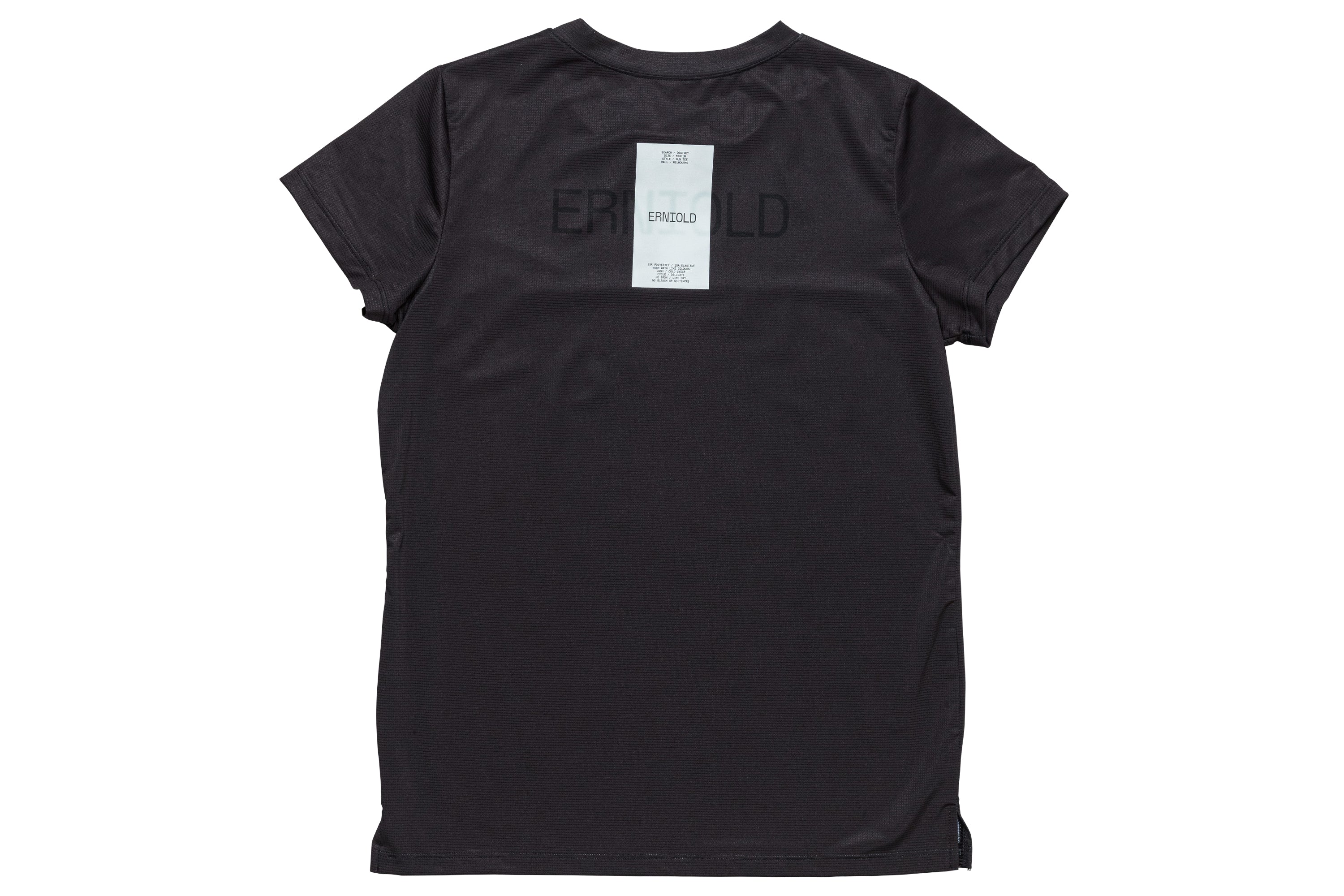 Women's Run Tee / Washed Black