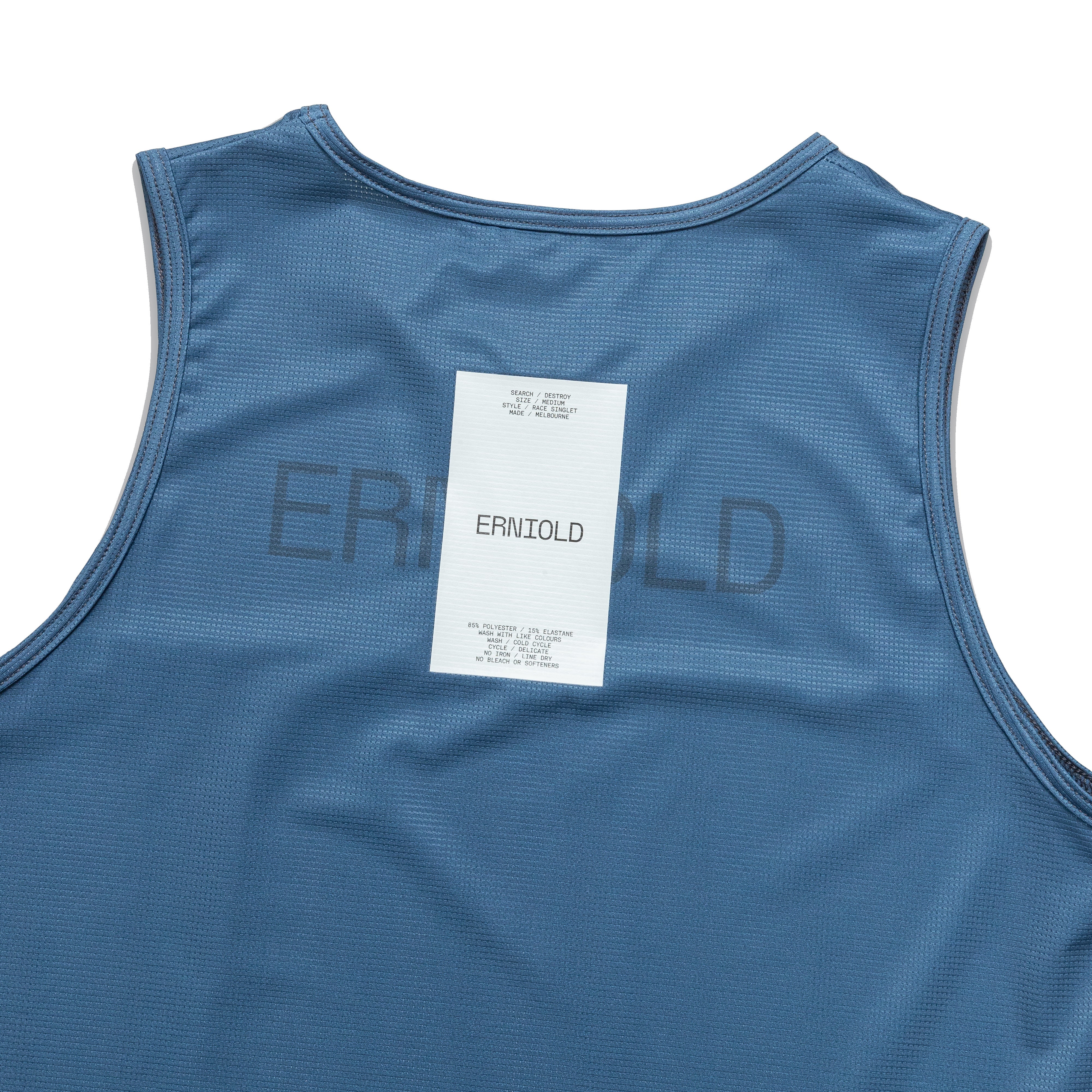 Women's Race Singlet / Blue Steel