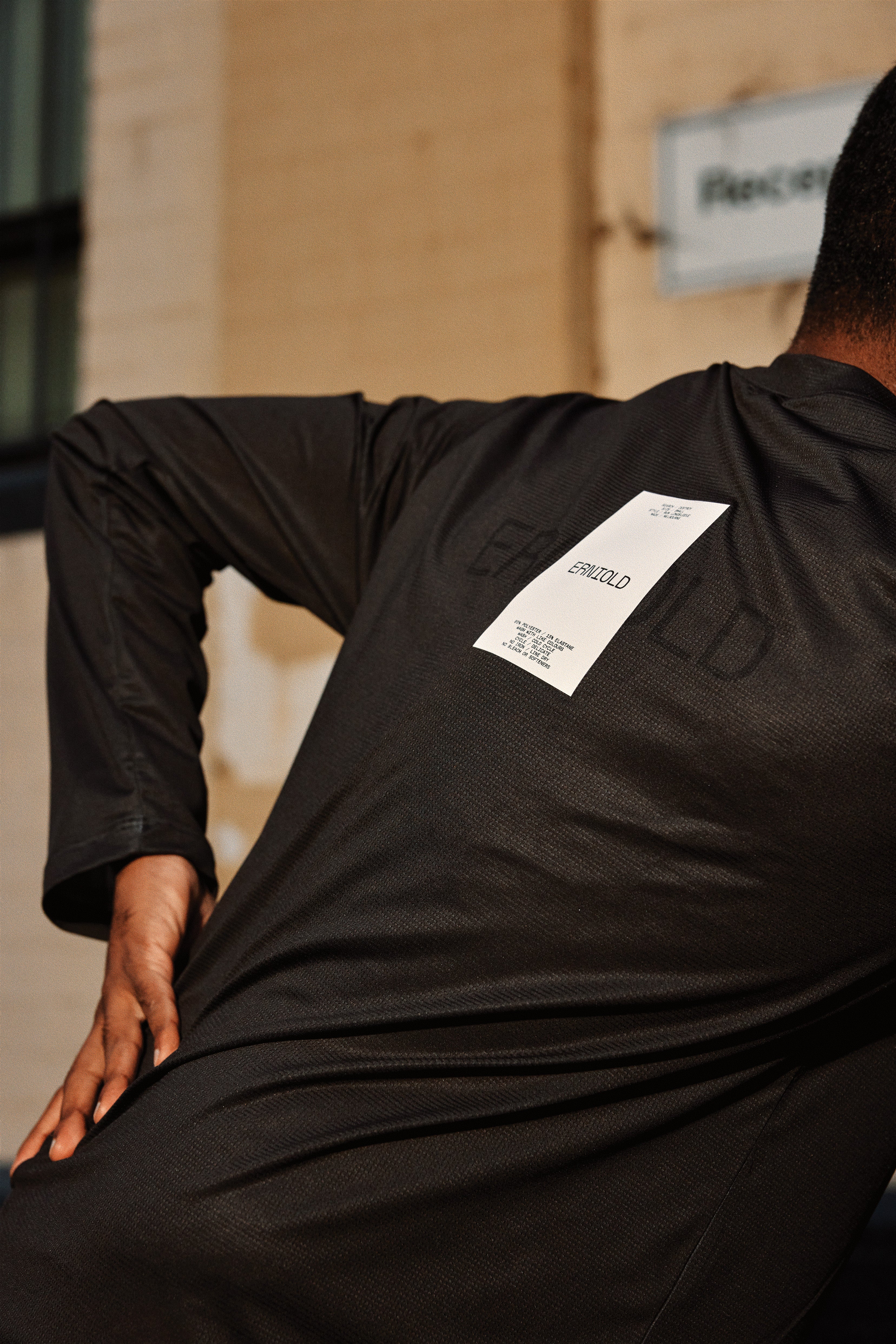 Men's Run Longsleeve / Washed Black
