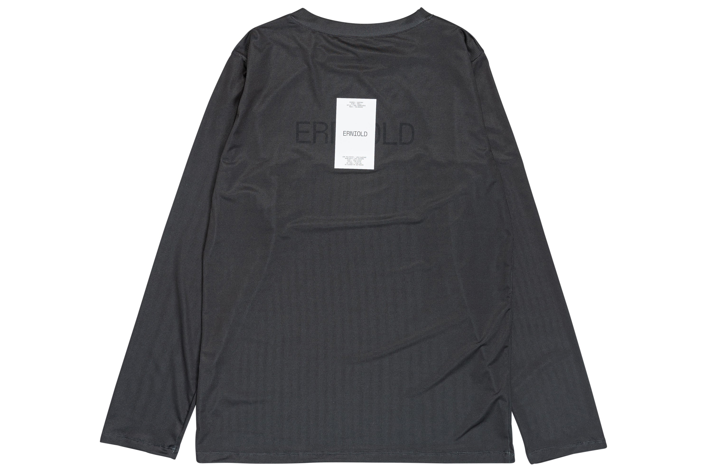 Men's Run Longsleeve / Washed Black