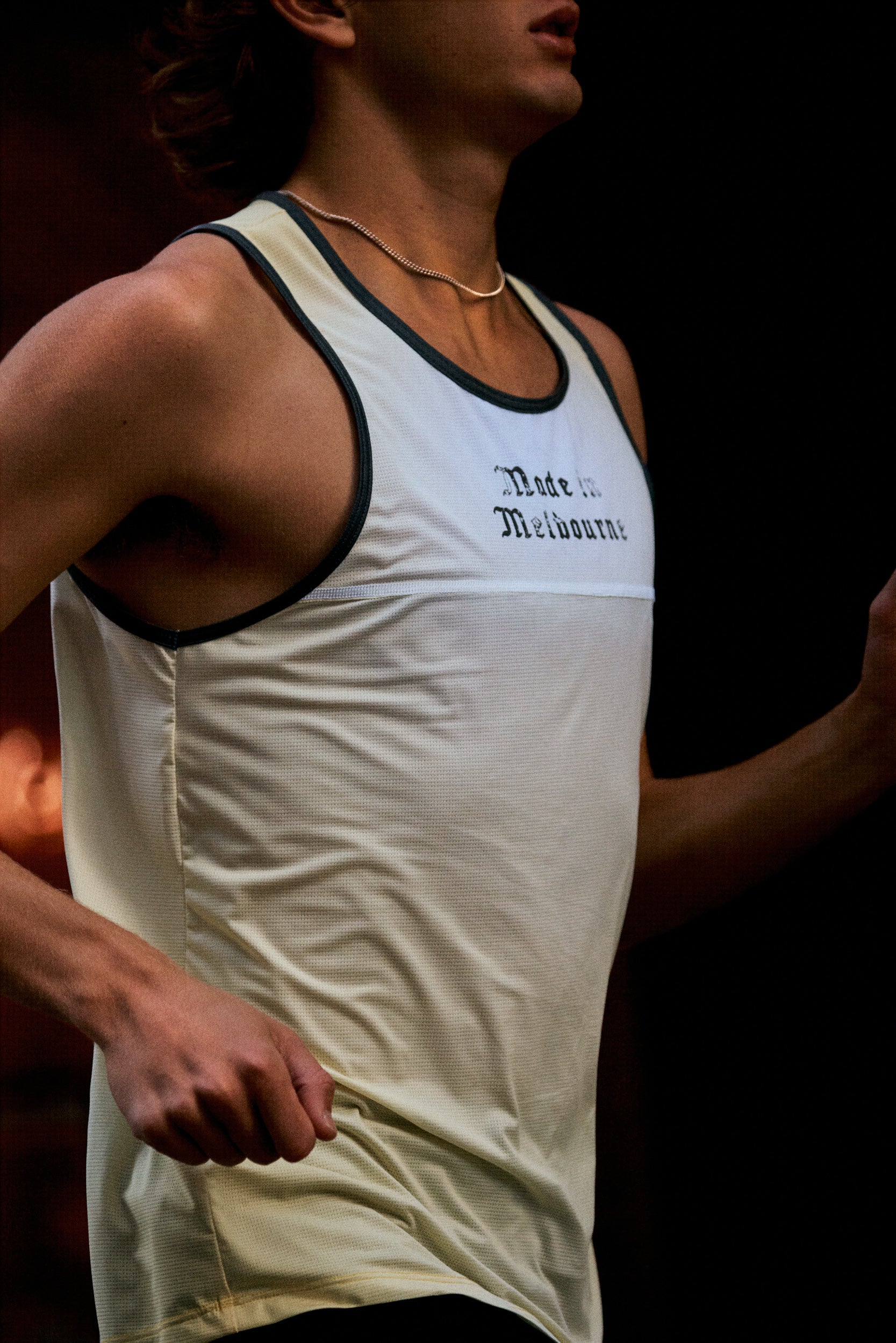 Women's Made in Melbourne Race Singlet / Heritage