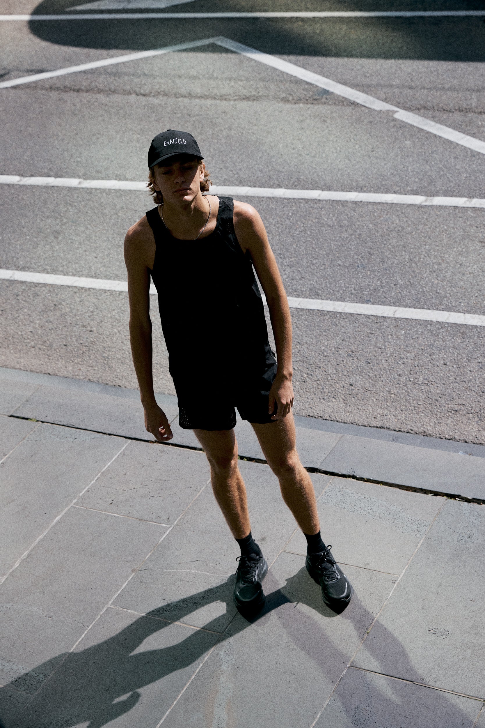 Race Singlet Zero / Midnight Black