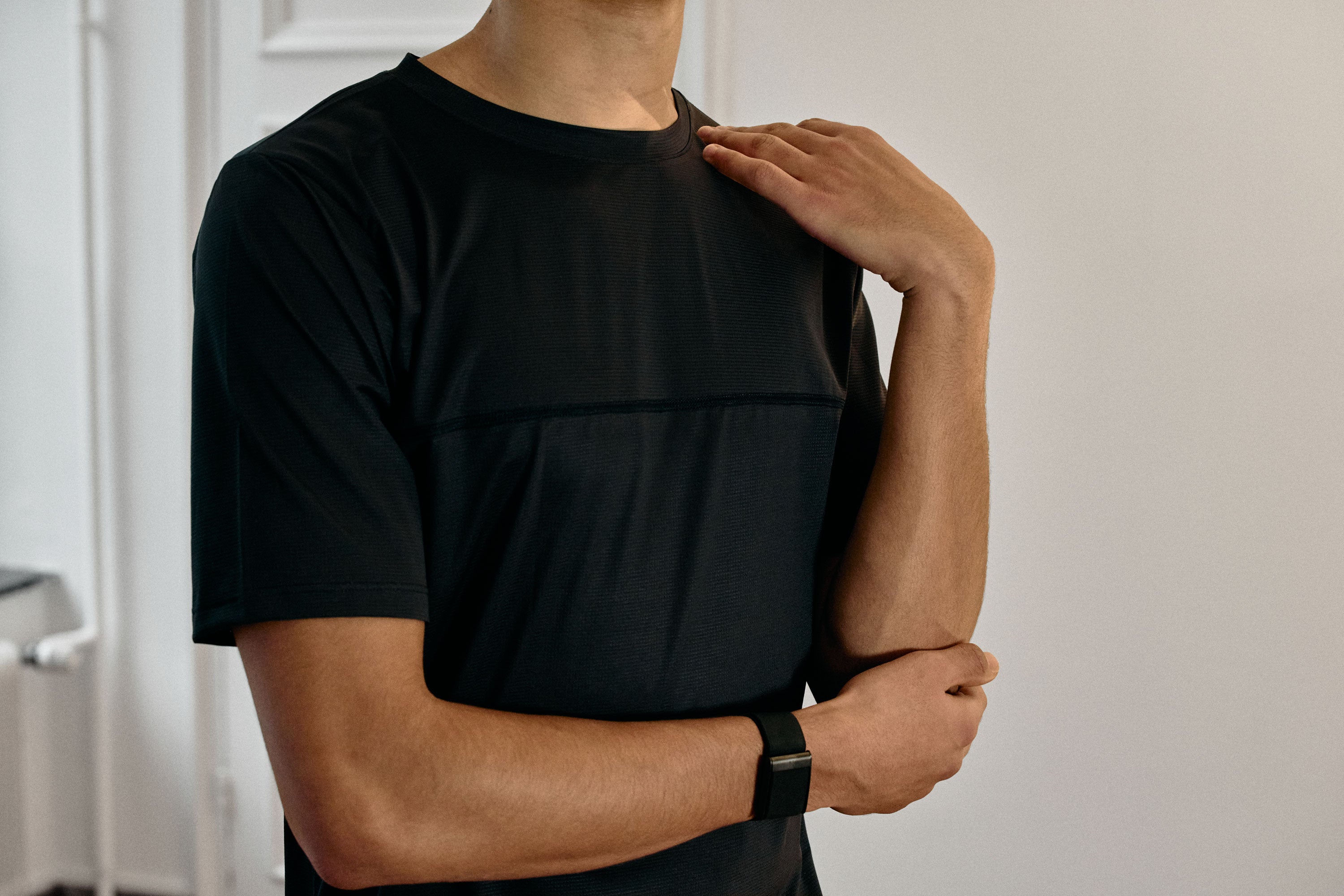 Men's MELBOURNE Run Tee / Washed Black