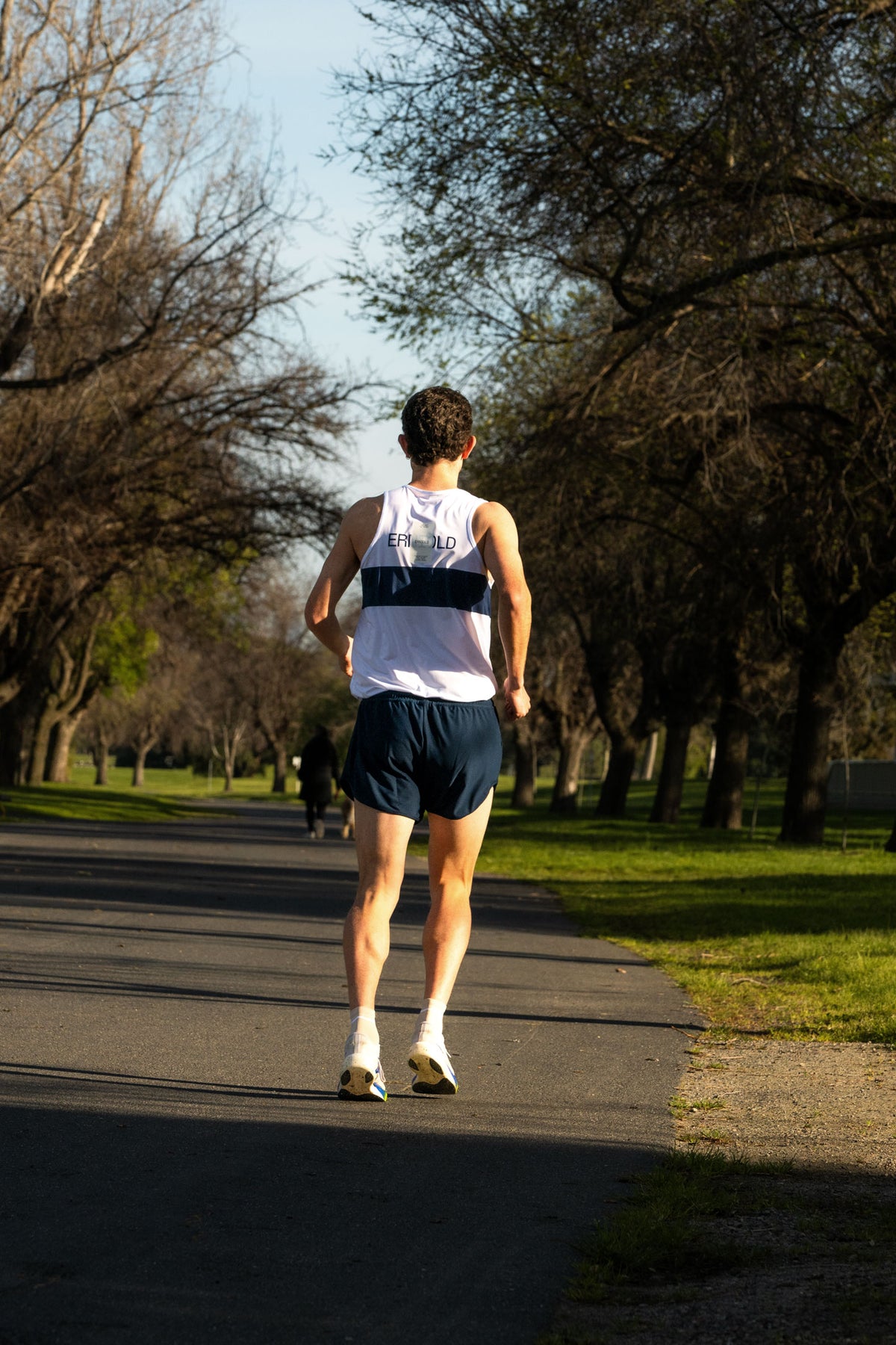 Men's MELBOURNE Race Singlet / Marathon Navy