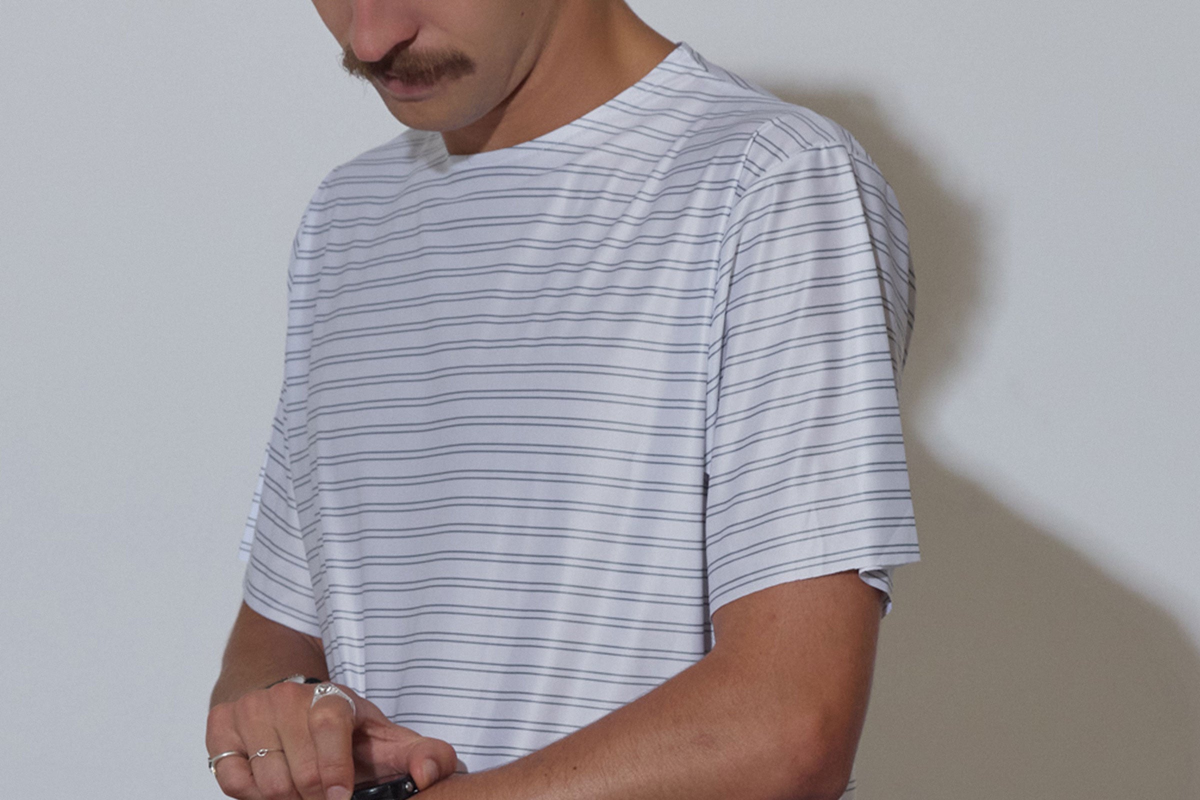 MELBOURNE Trail Tee / Archive Stripe
