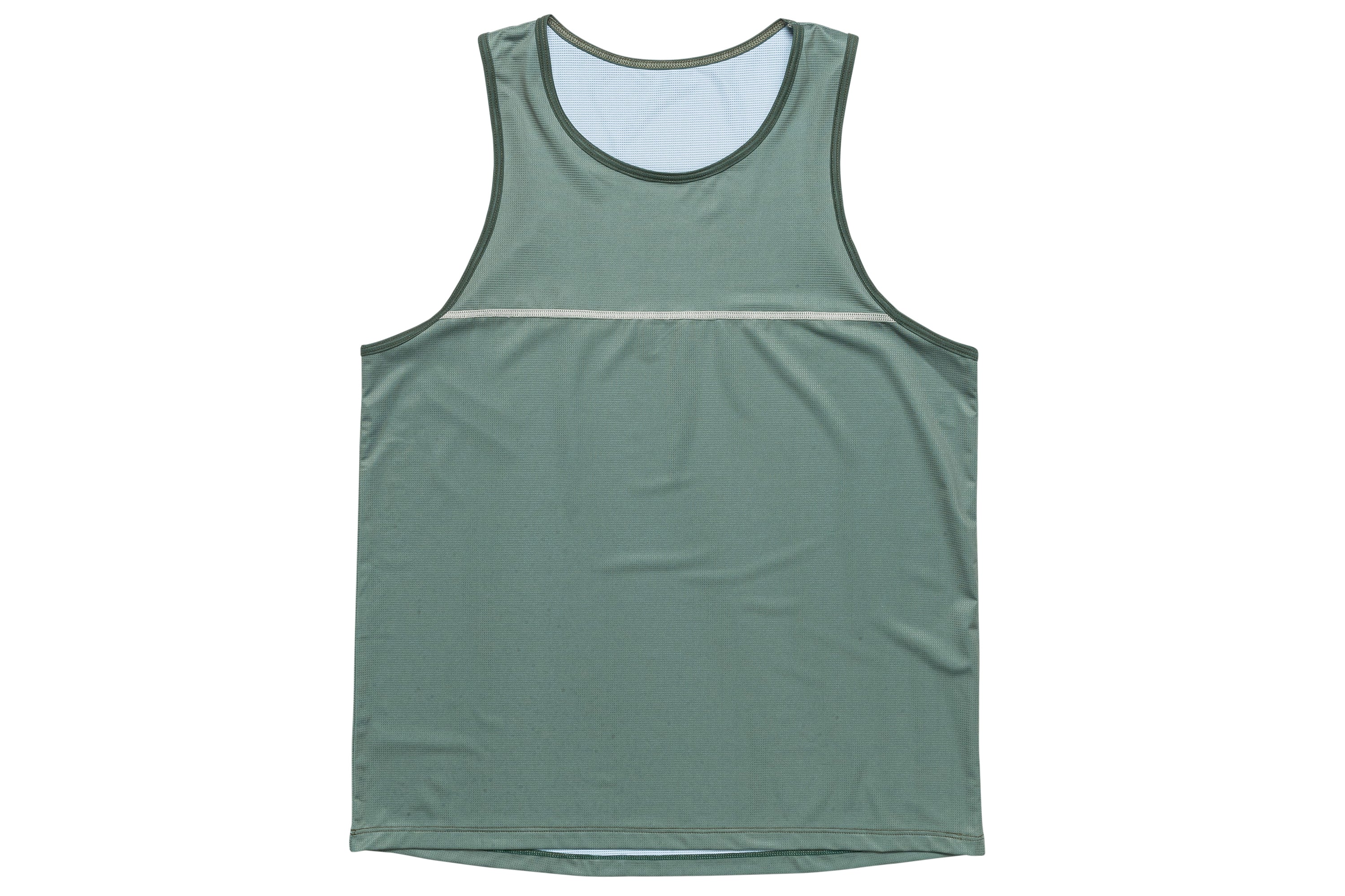 Race Singlet / Dark Moss