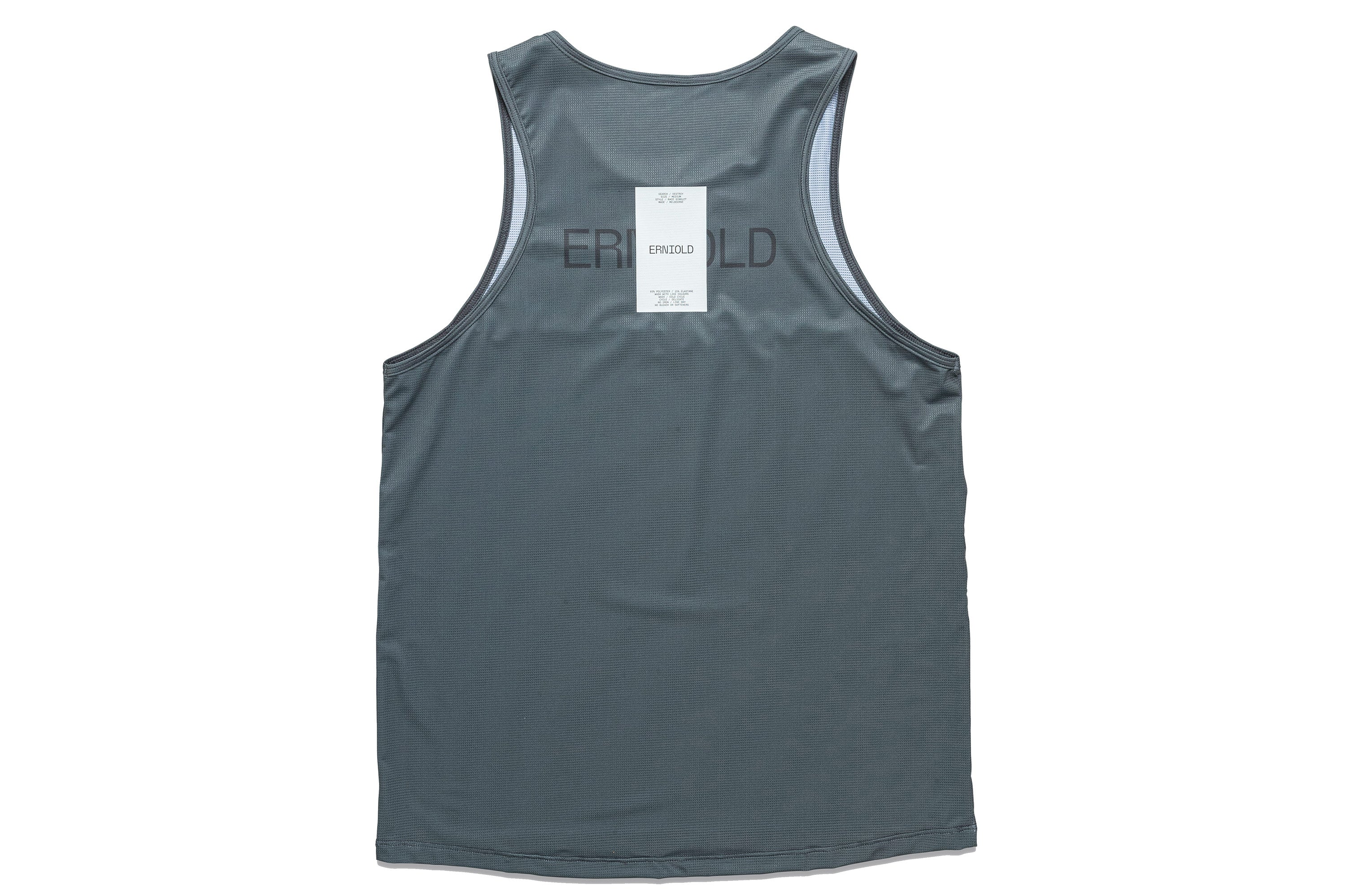 Men's Race Singlet / Coal