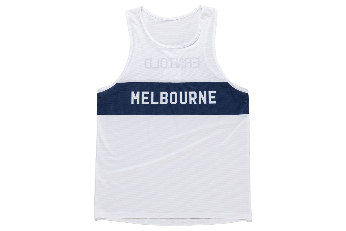 Men's MELBOURNE Race Singlet / Marathon Navy