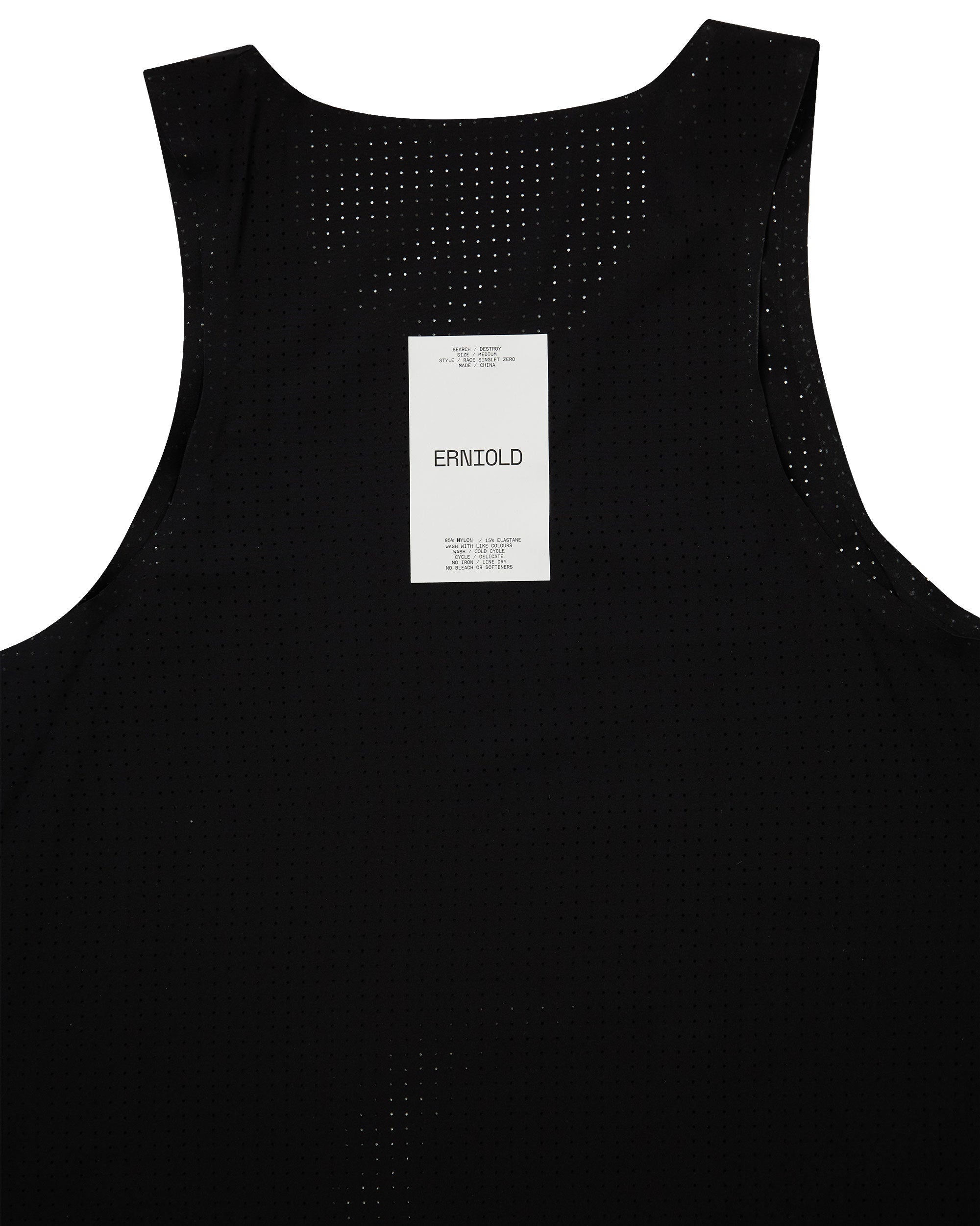 Race Singlet Zero / Midnight Black