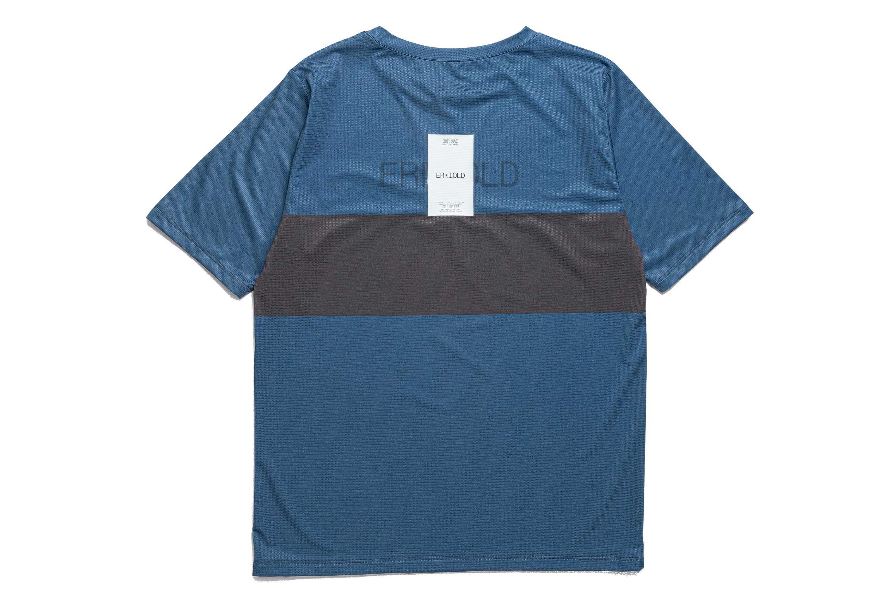 Men's Run Tee / Blue Steel