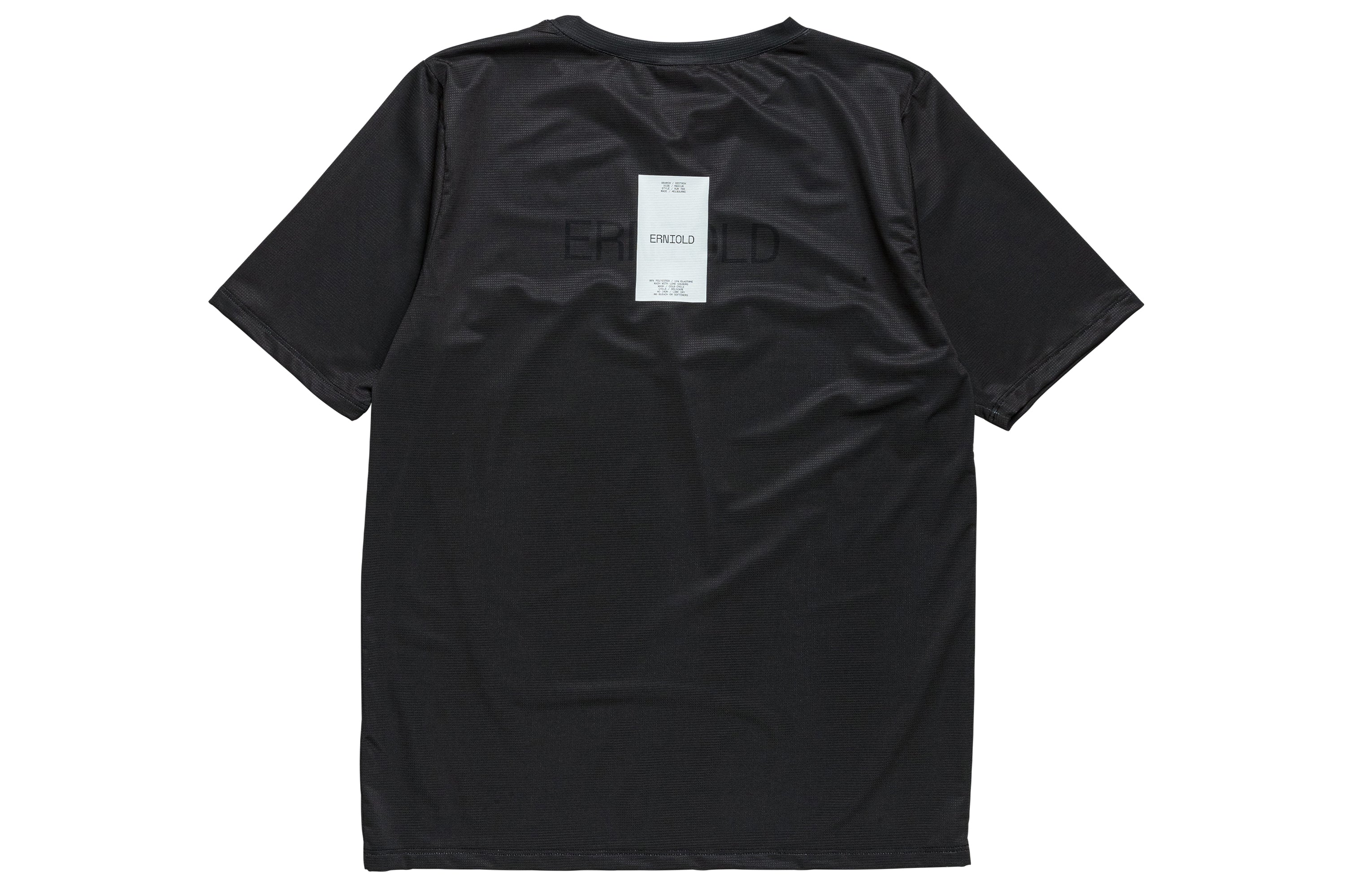 Run Tee / Washed Black