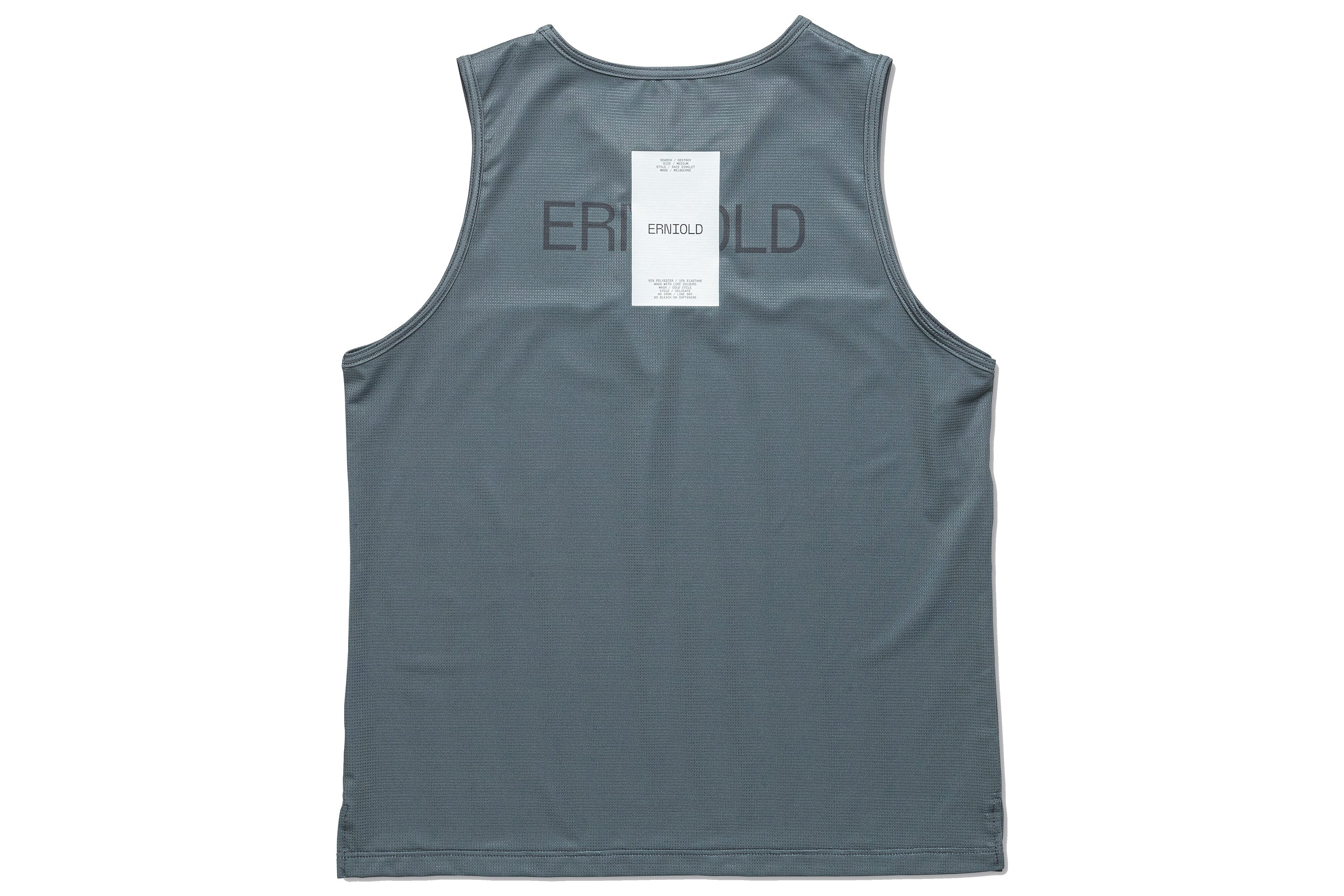 Women's Race Singlet / Coal