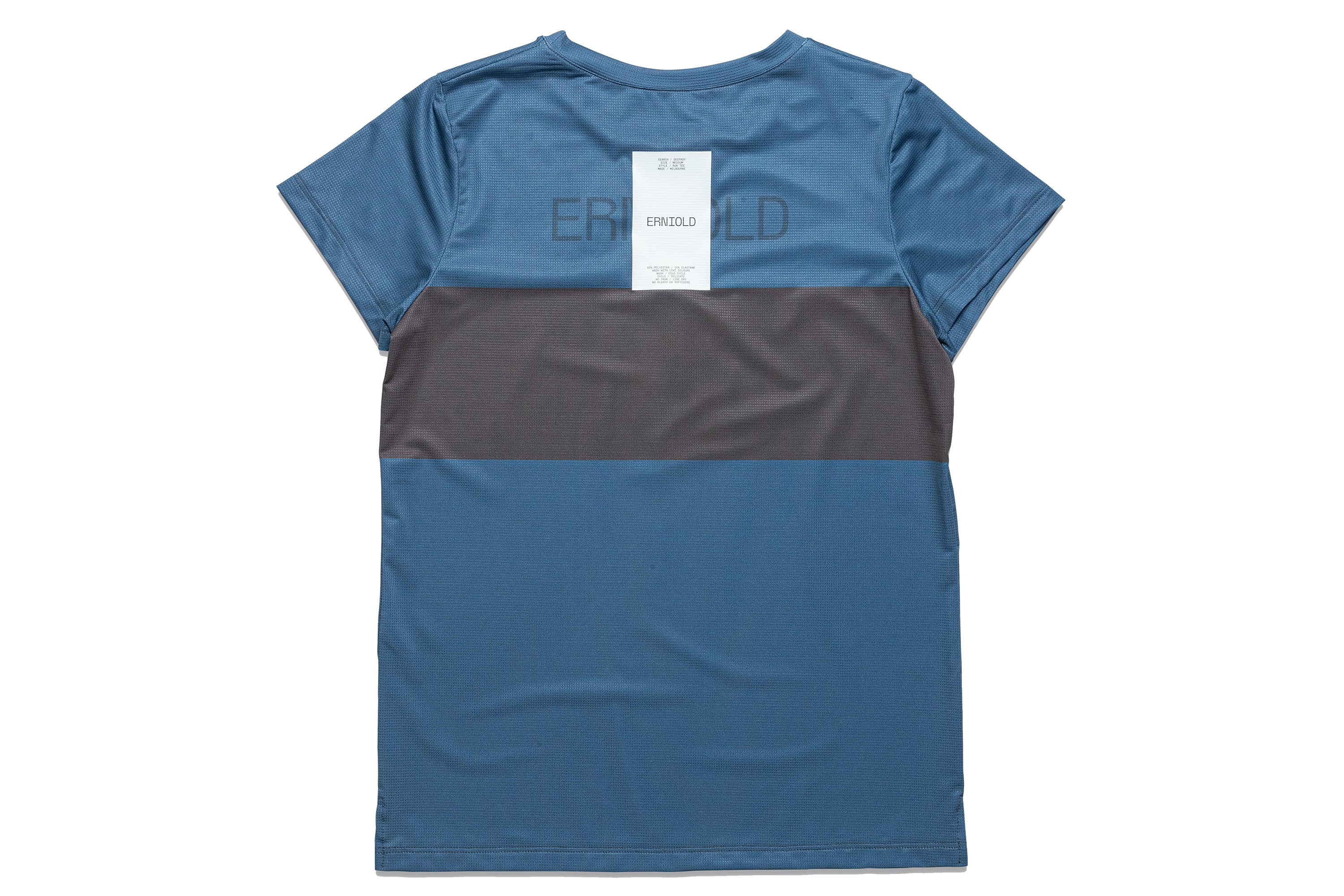 Women's Run Tee / Blue Steel
