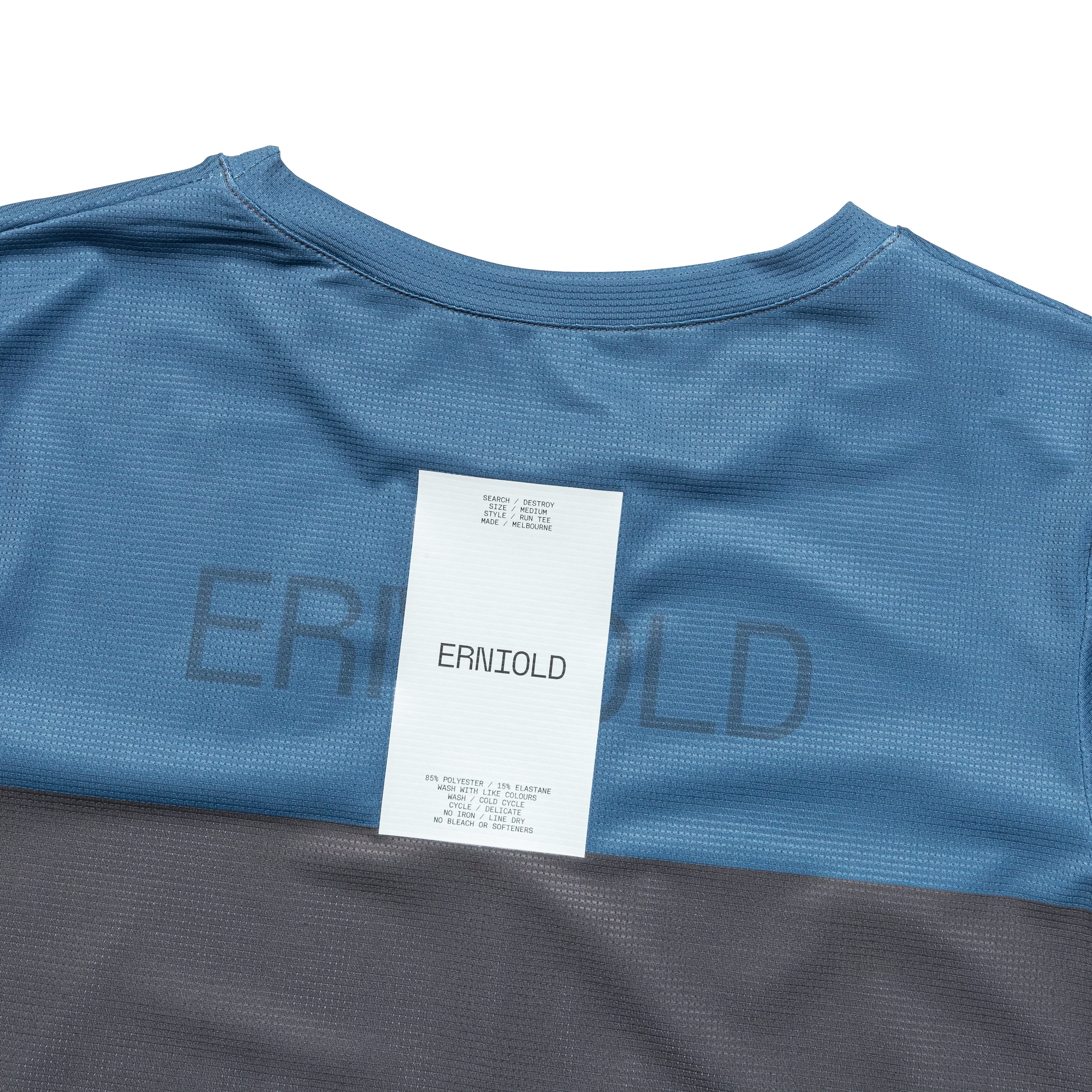 Women's Run Tee / Blue Steel